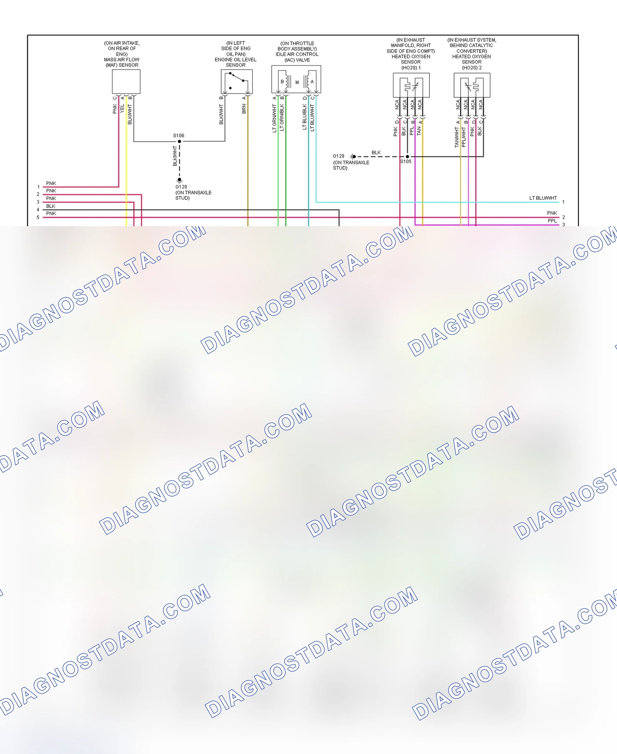 Scheme 136: PCM Wiring Diagram (Lumina & Monte Carlo - 3.8L - 3 Of 4)