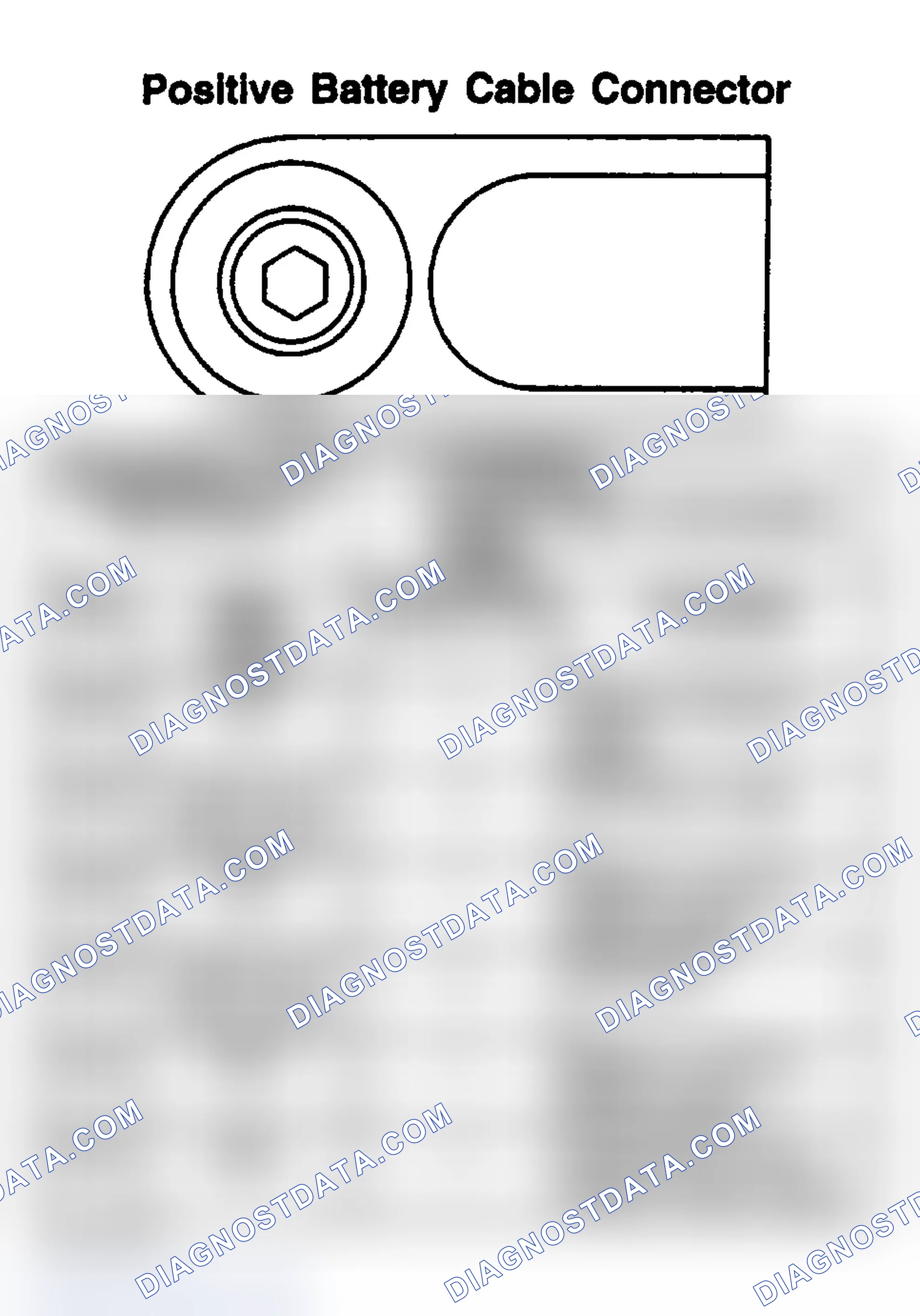 Scheme 125: POSITIVE BATTERY CABLE