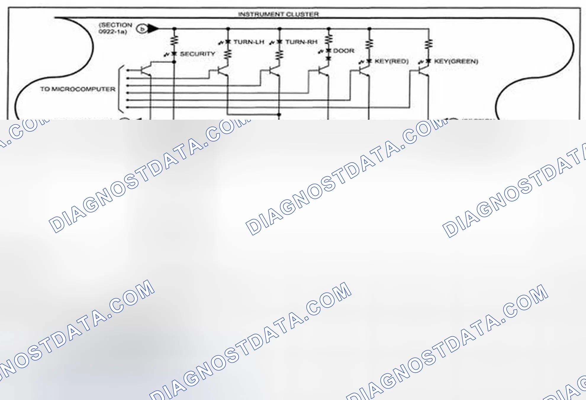 Scheme 346: Instrument Cluster System Wiring Diagram - 0922-1g (1 Of 2)