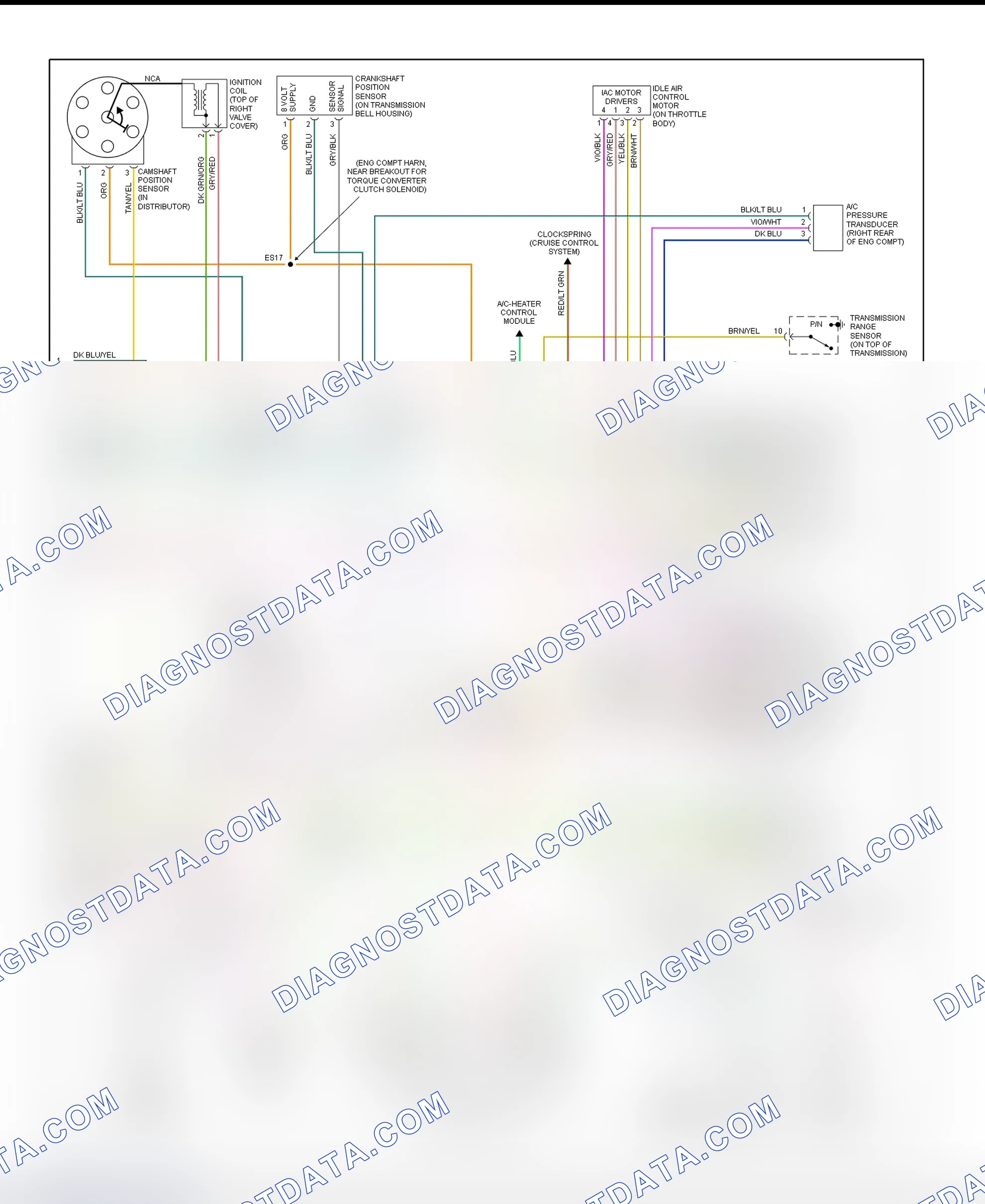 Scheme 15: PCM Wiring Diagram (Caravan & Voyager - 3.0L - 3 Of 3)