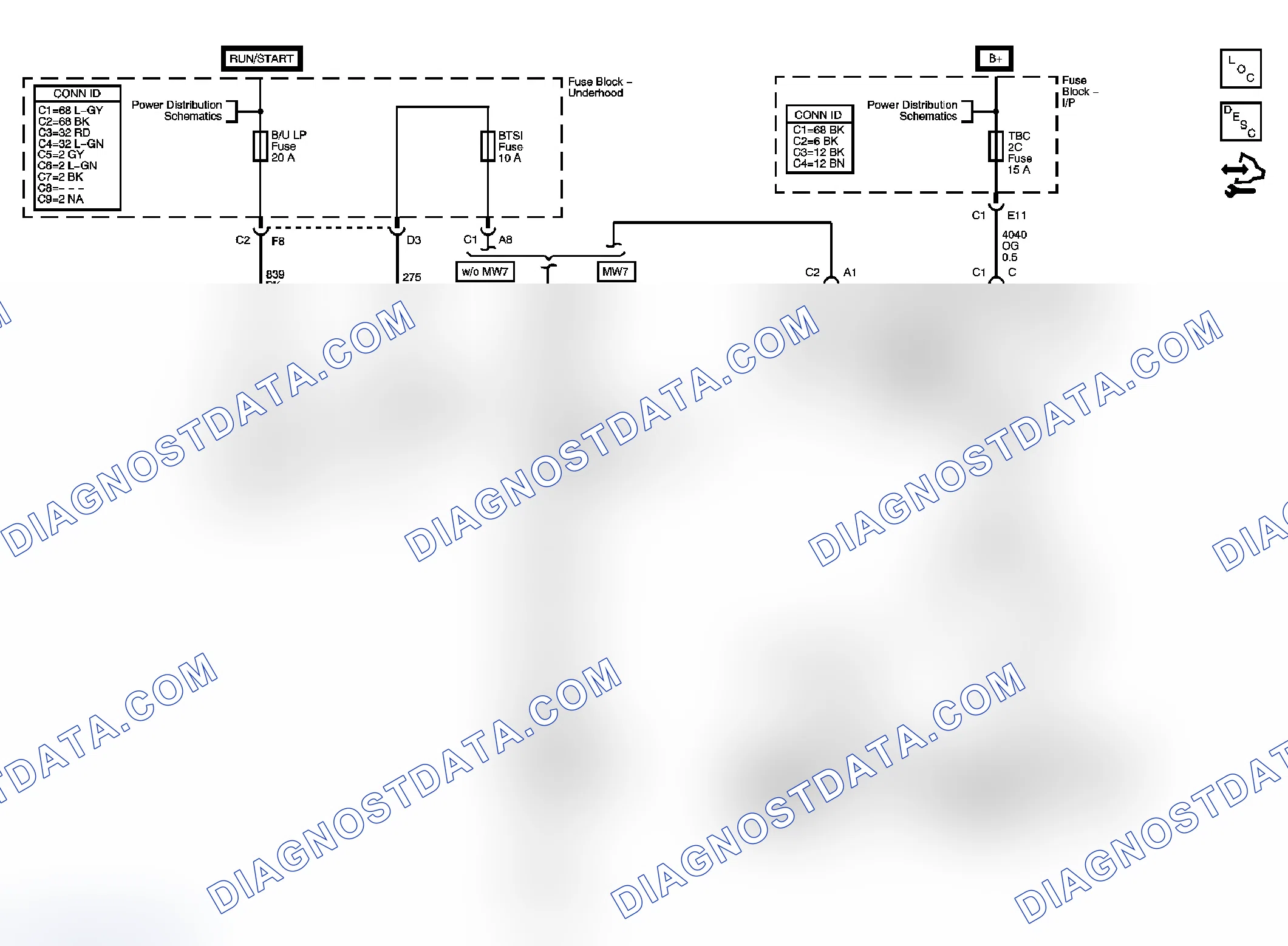 Scheme 203: Shift Lock Control Wiring Schematics