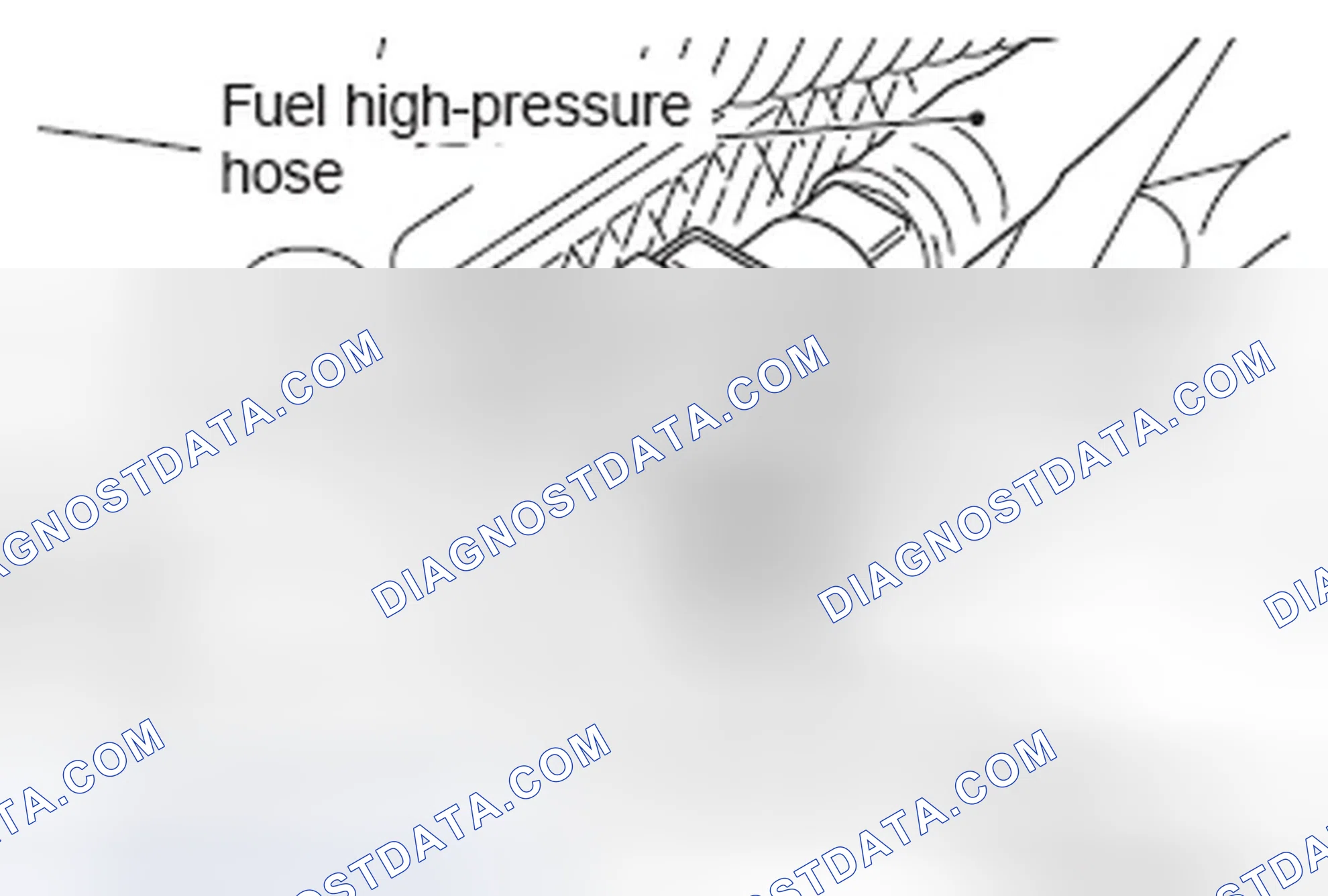 Scheme 56: << B >> FUEL HIGH-PRESSURE HOSE DISCONNECTION