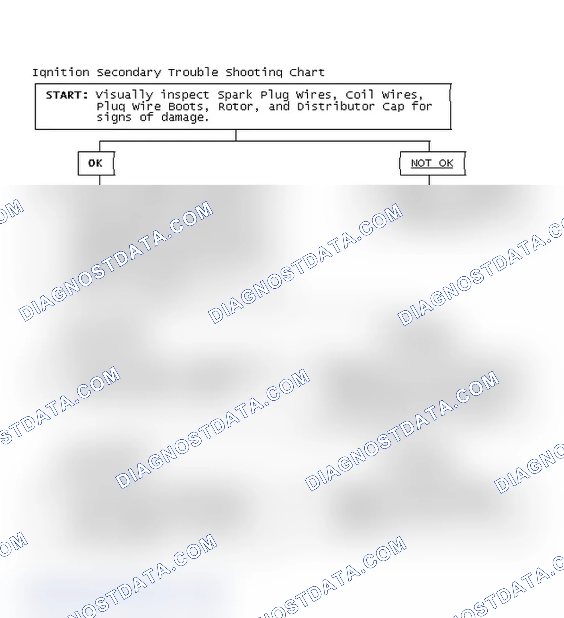 Scheme 1: Ignition Secondary Trouble Shooting Chart