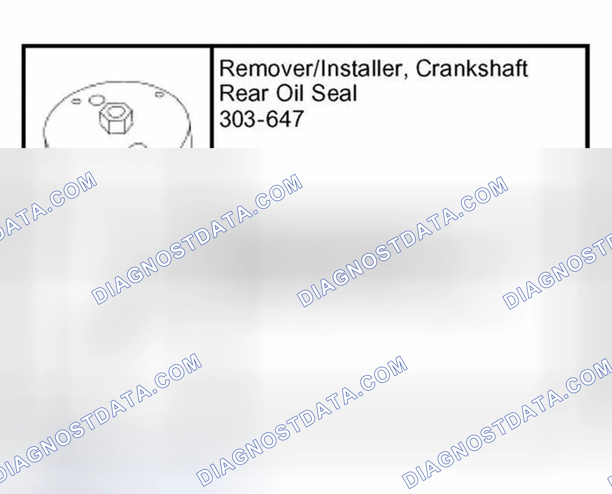 Scheme 97: Special Tool(s)