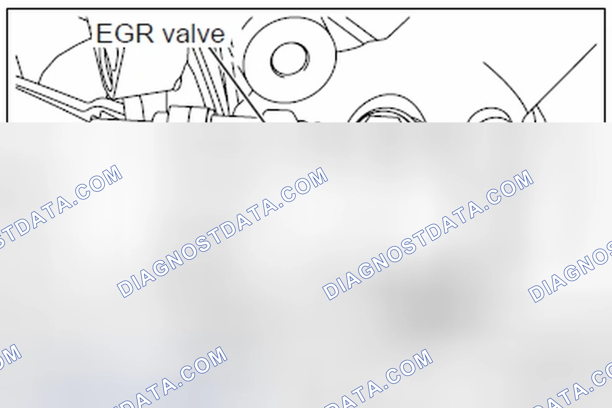 Scheme 16: >> B << EGR VALVE GASKET INSTALLATION