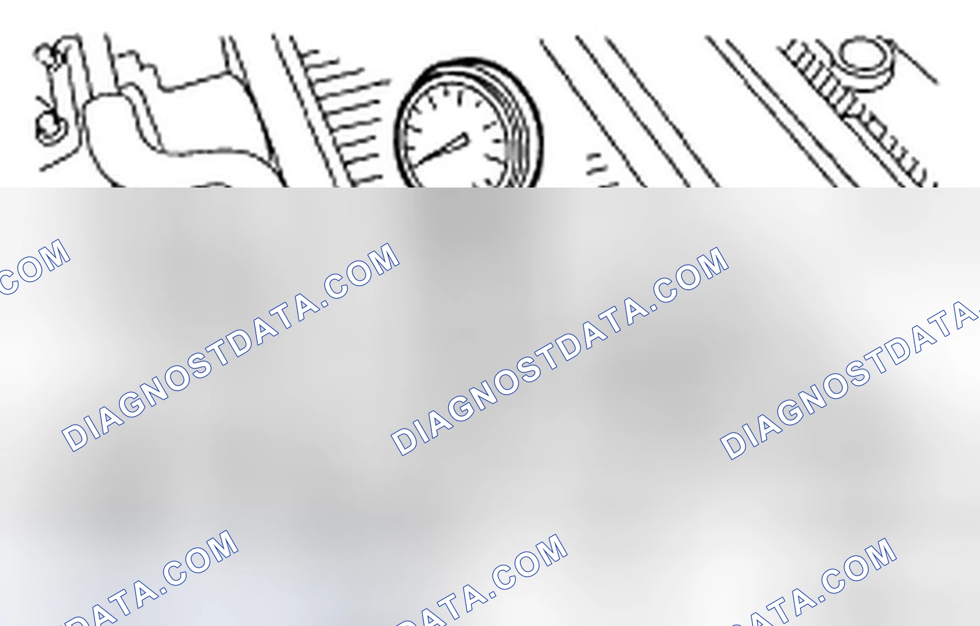 Fig. 10: Connecting Vacuum Pressure Gauge To Intake Manifold