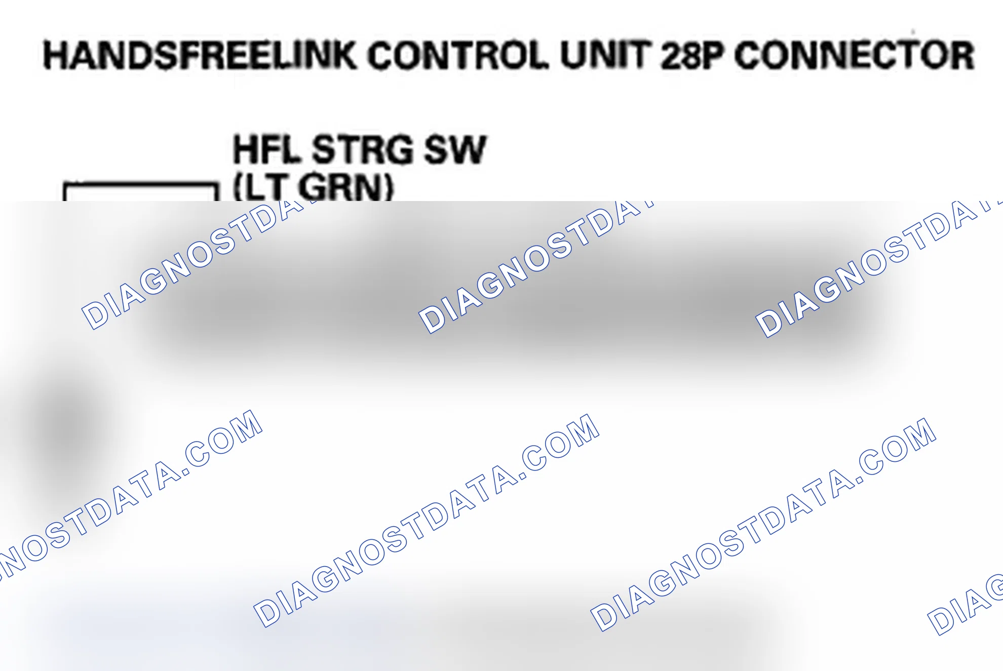 Scheme 572: DTC B1780: HandsFreeLink Steering Wheel Switch Line Short