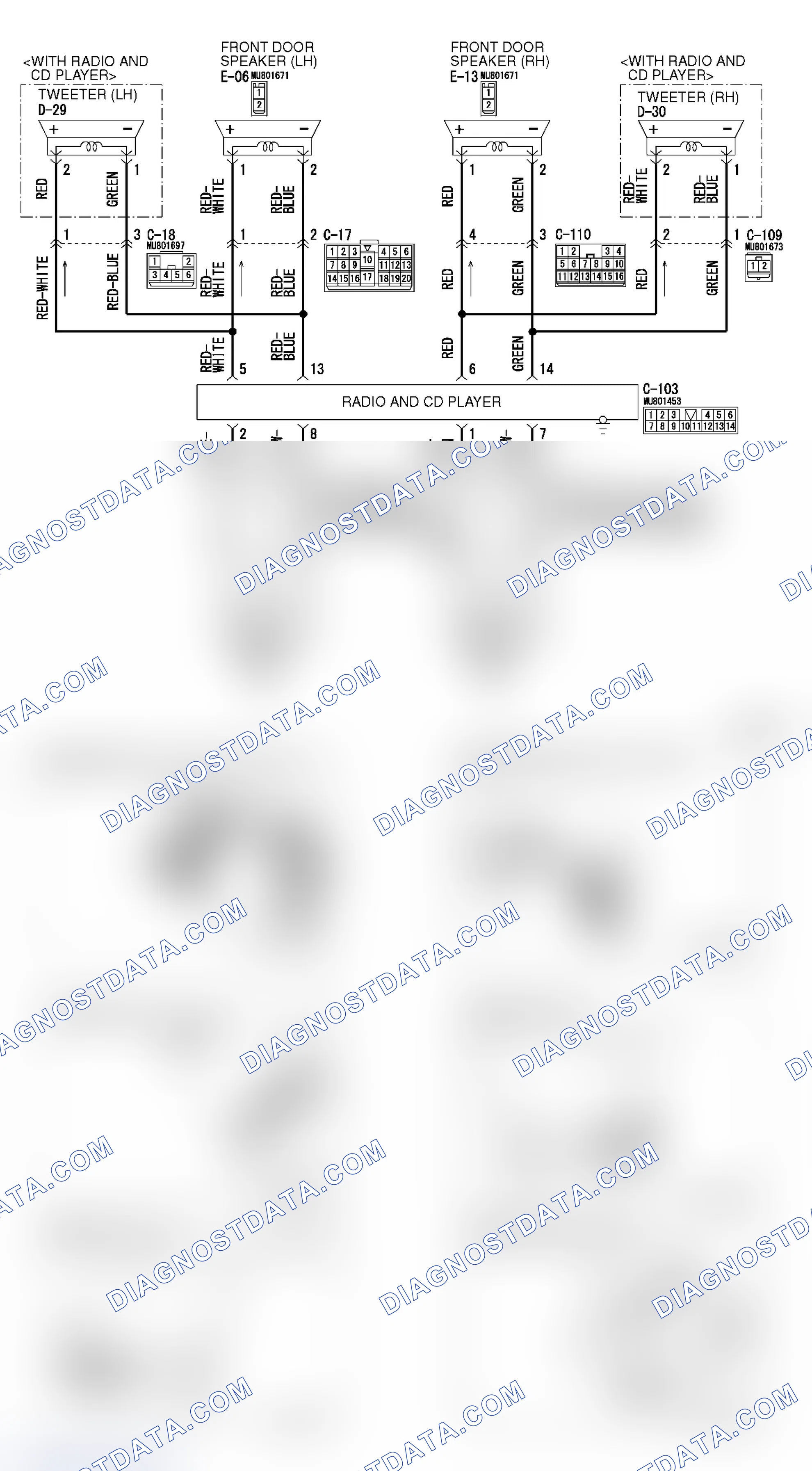 Scheme 359: INSPECTION PROCEDURE 3: No sound From One Speaker