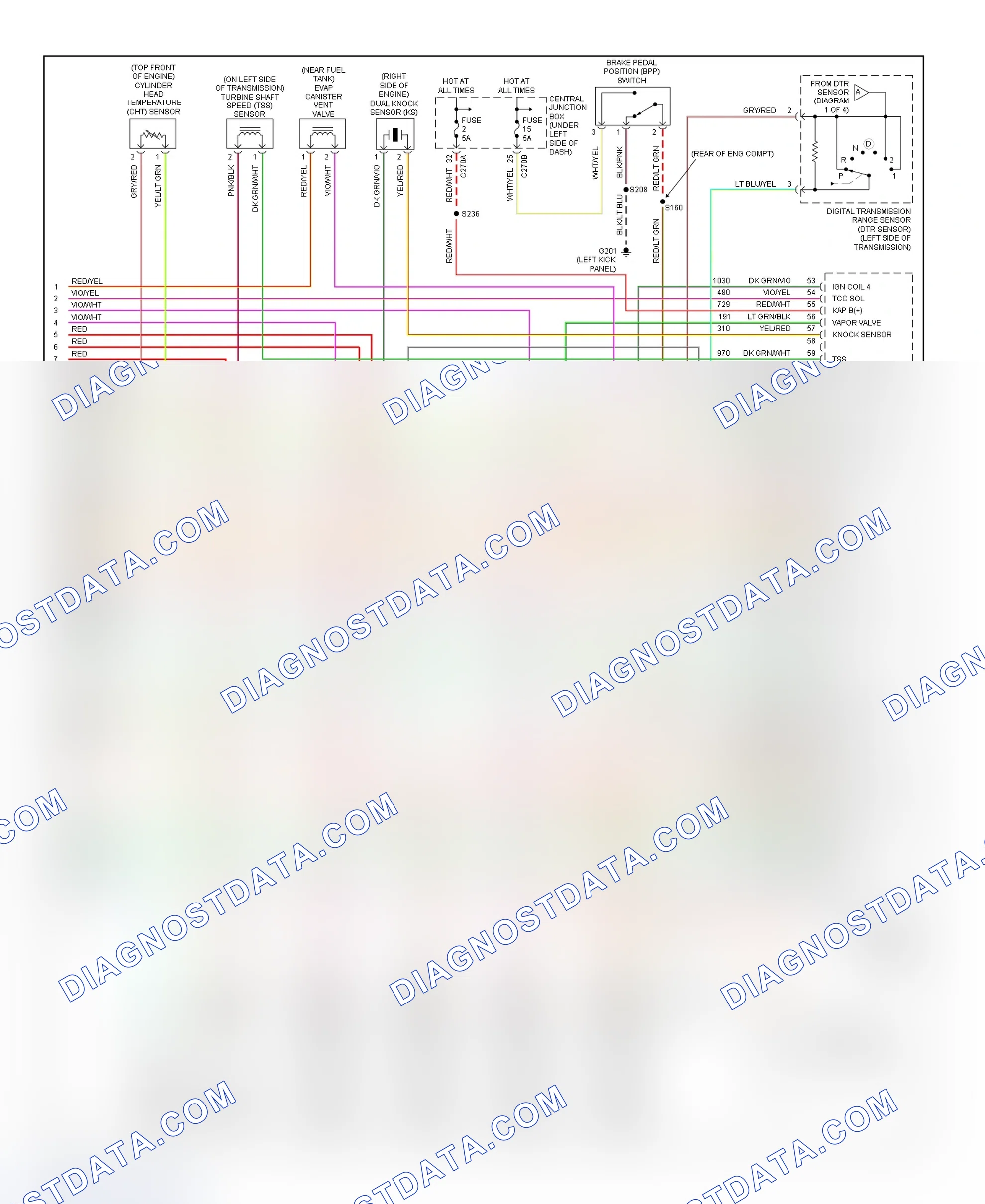 Scheme 4: PCM Wiring Diagram (Blackwood - 5.4L - 4 Of 4)