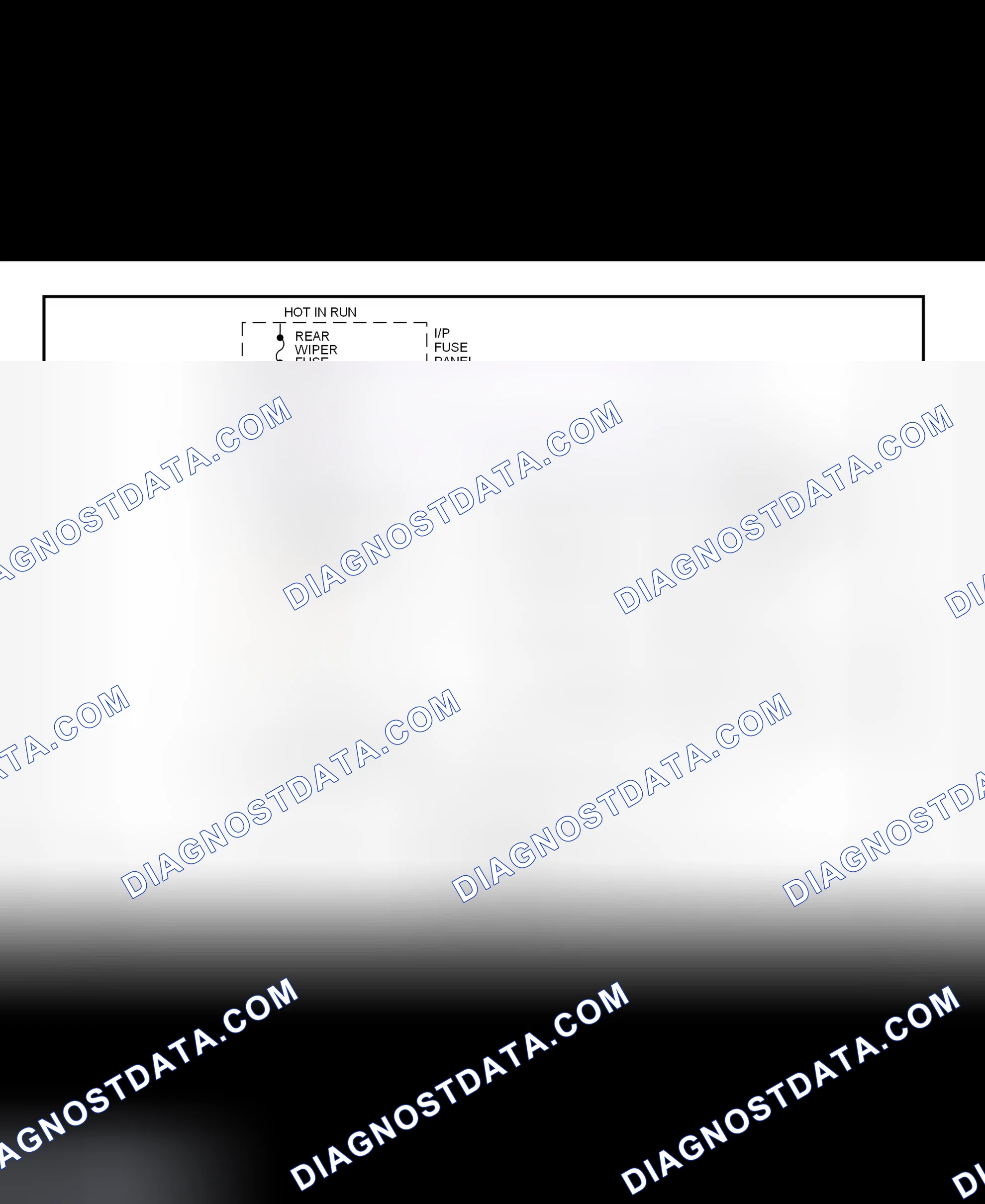Scheme 2: Rear Wiper/Washer System Wiring Diagram