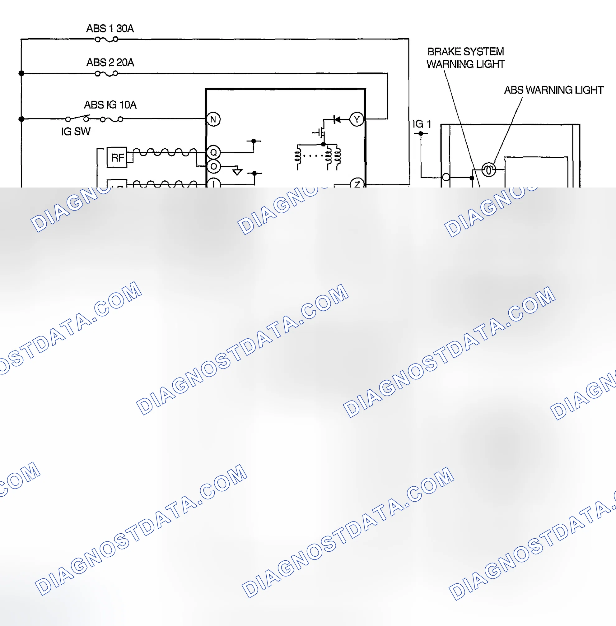 Scheme 1: ABS SYSTEM WIRING DIAGRAM
