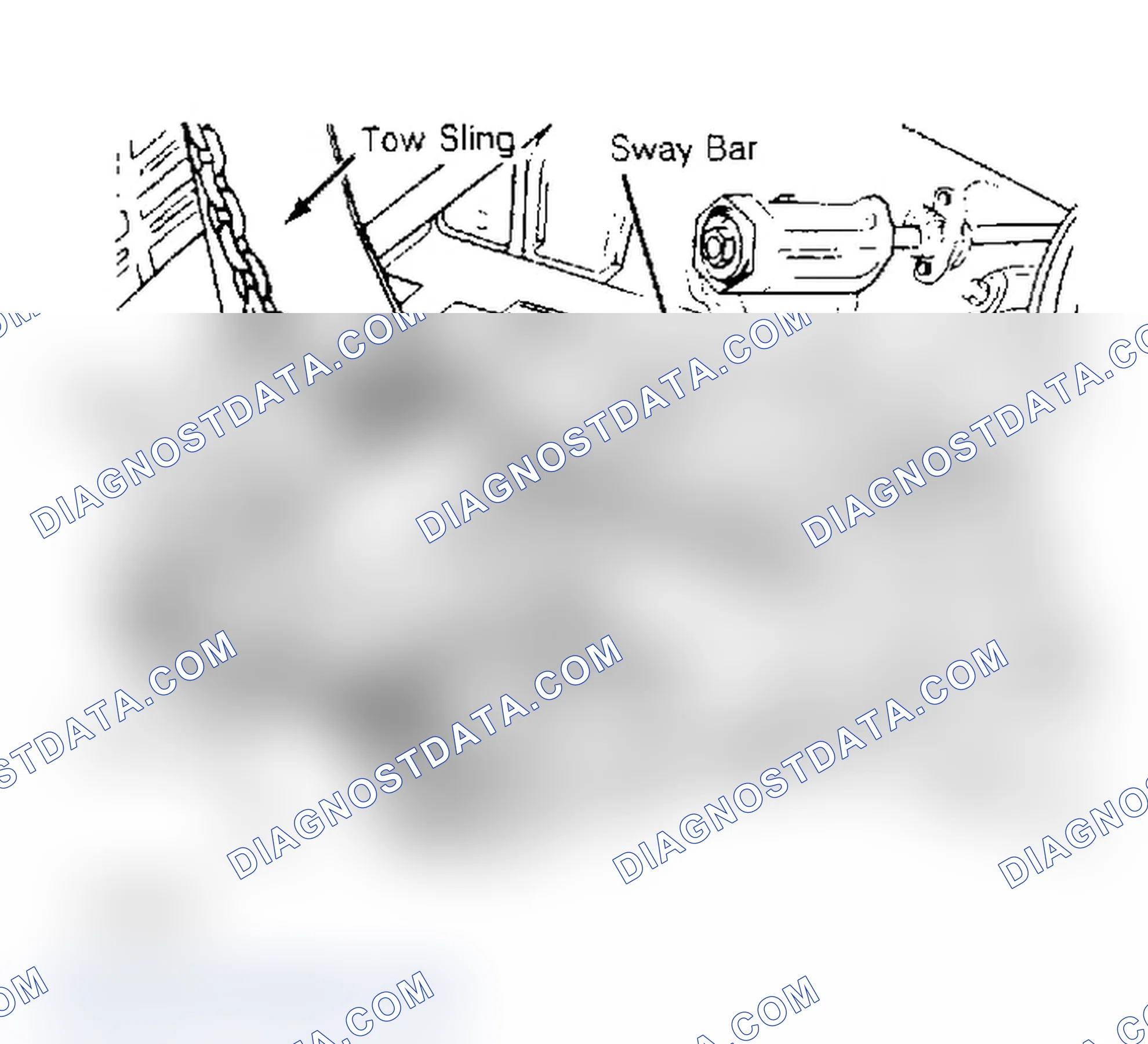 Scheme 12: Front Towing Hookup (Typical 2WD)