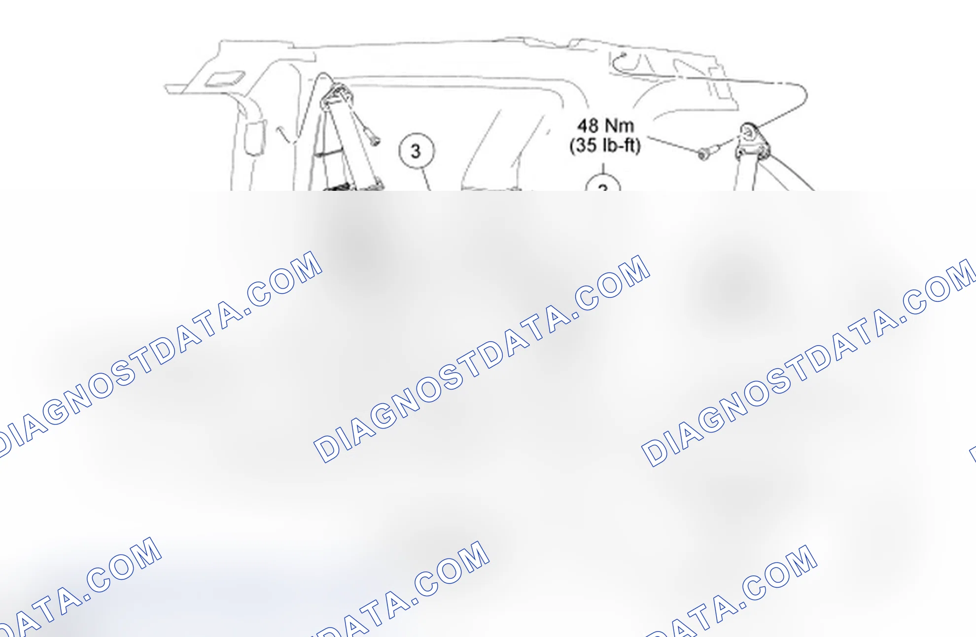 Scheme 5: Safety Belt Retractor - Second Row, Outboard, Taurus X