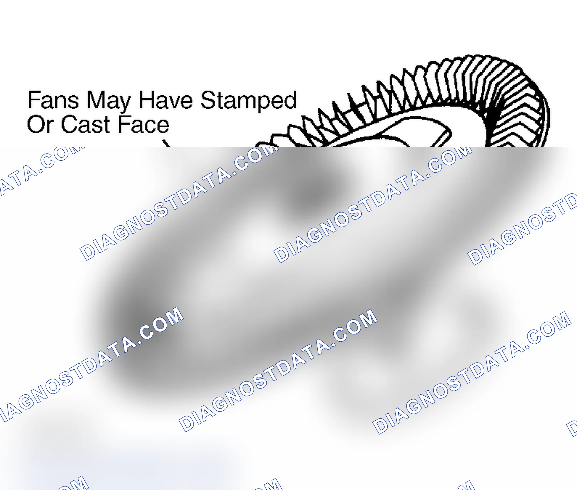 Scheme 7: Thermostatically Controlled Fan Assembly Shown with stamped face and bi-metallic coil spring.
