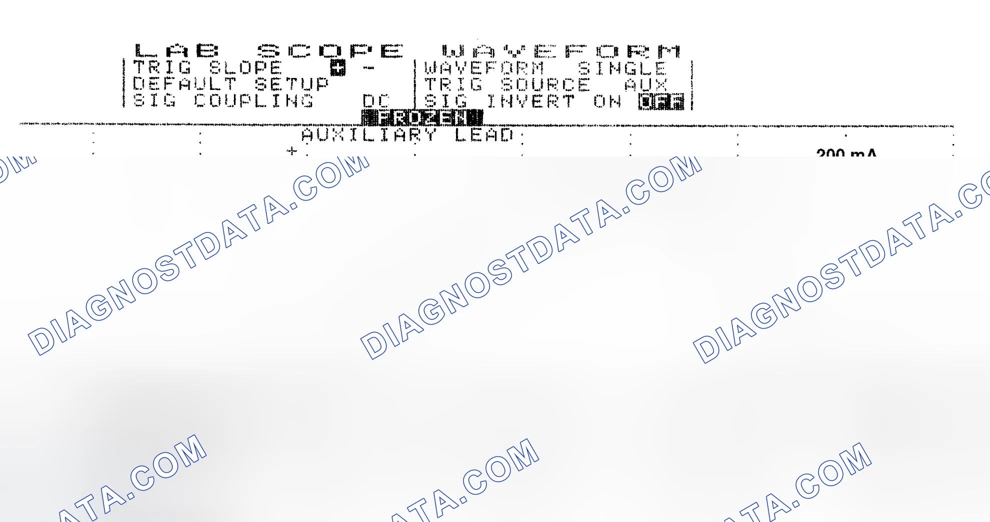 Scheme 13: Single Injector w/Normal Current Flow - Current Pattern