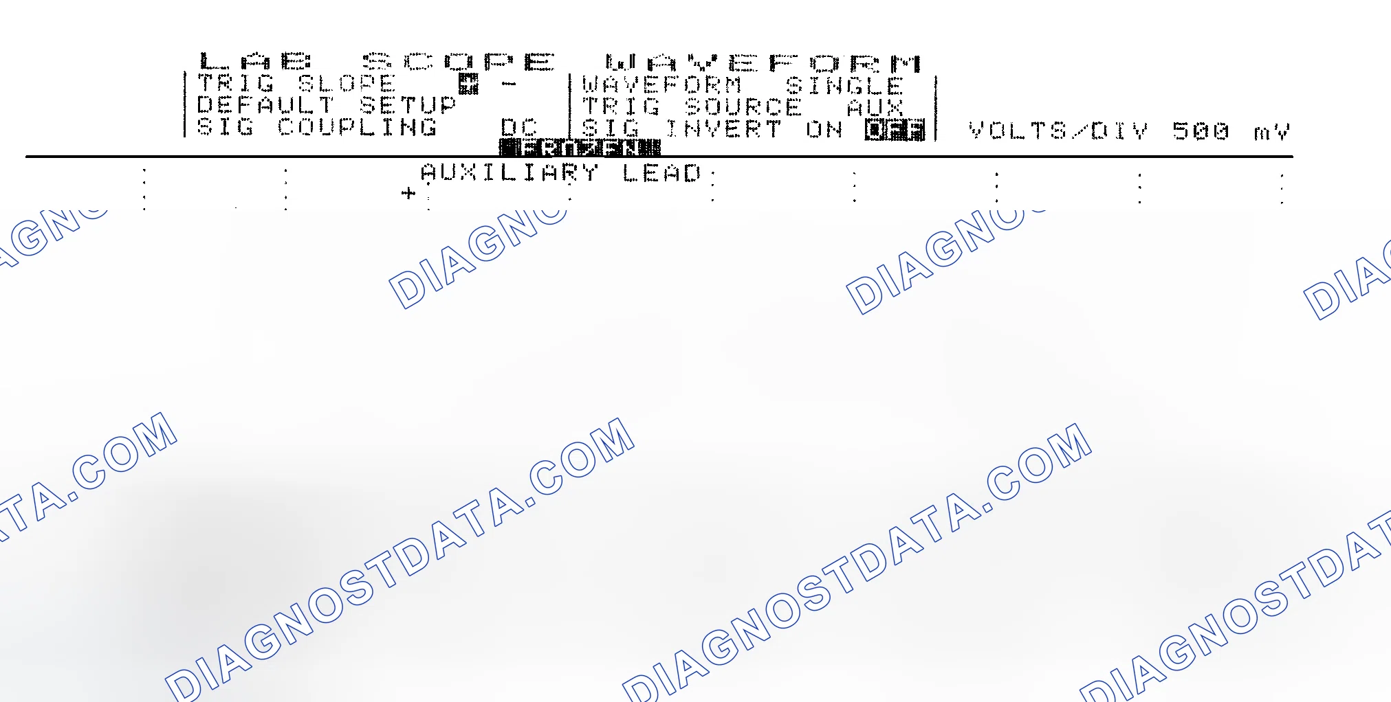 Scheme 14: Single Injector w/Excessive Current Flow - Current Pattern
