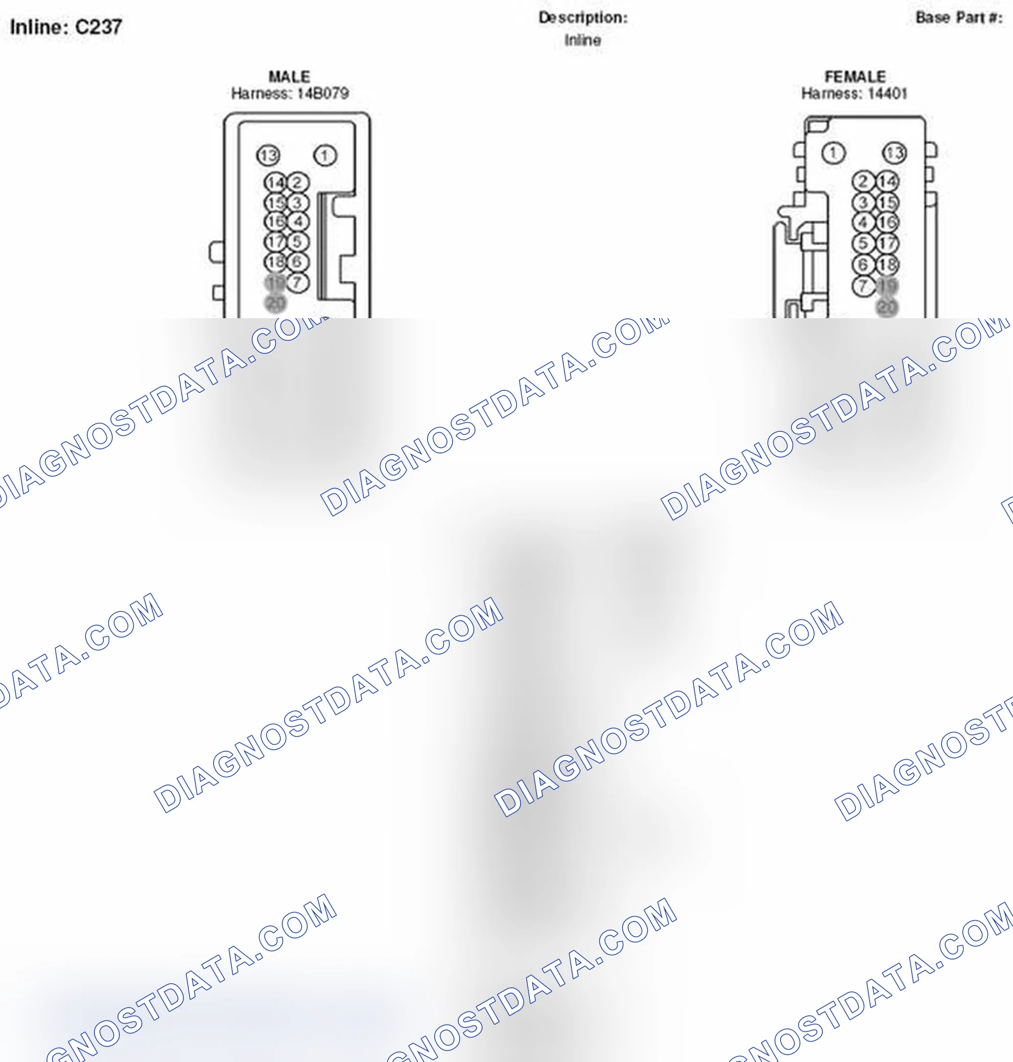 Scheme 97: Inline Connector End View (C237)