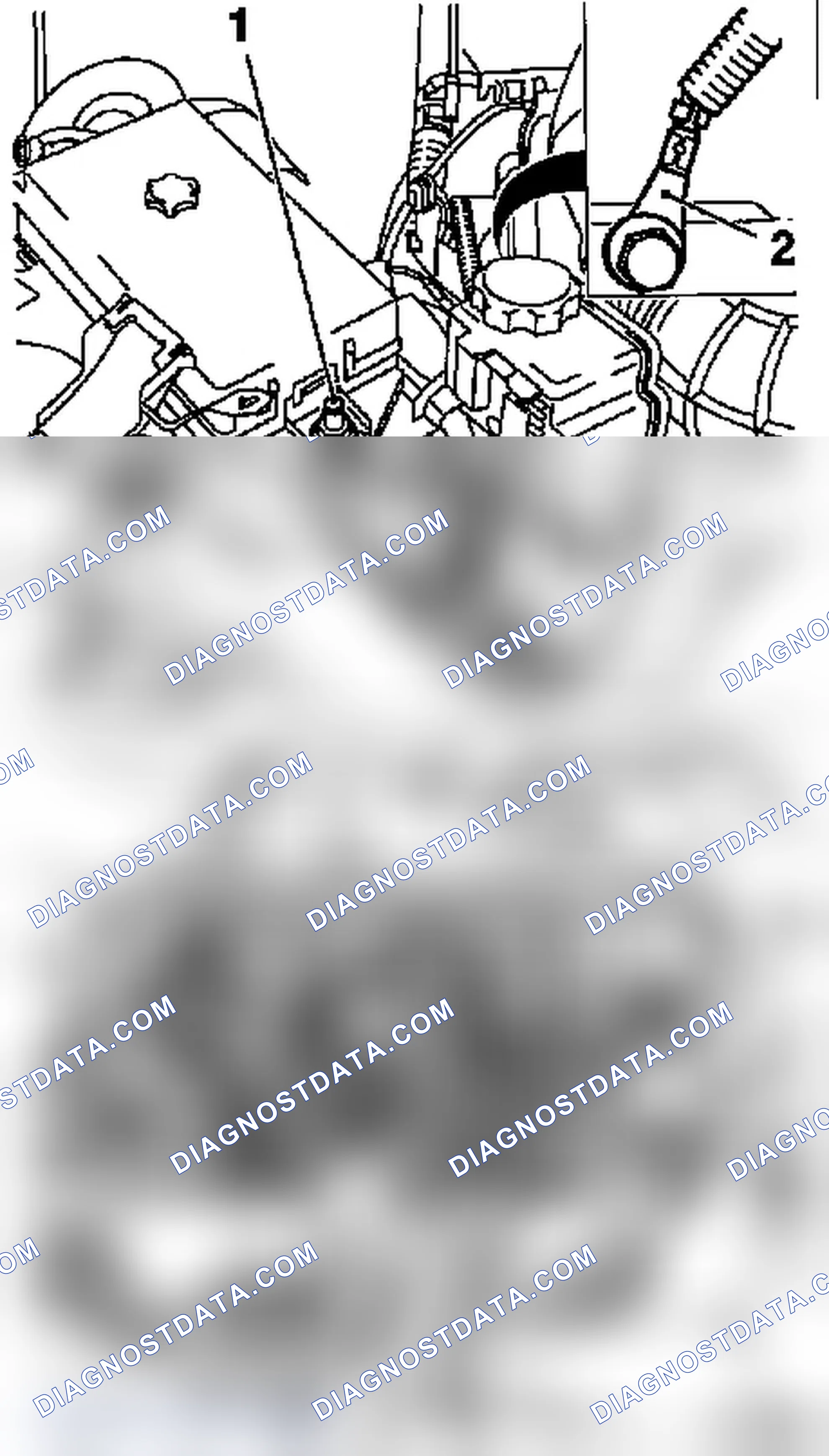 Engine, Lock at 1st Cylinder TDC (Check Engine Timing)