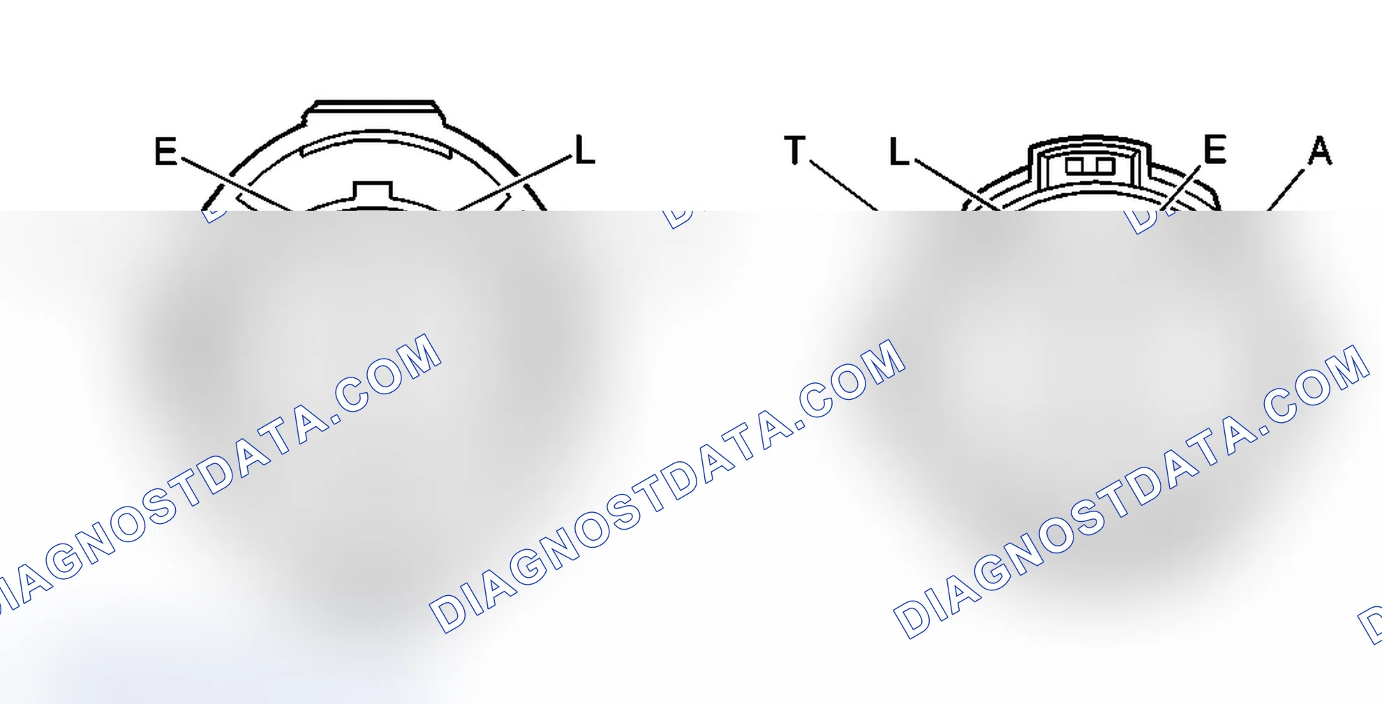 Scheme 10: Engine Controls Connector End Views