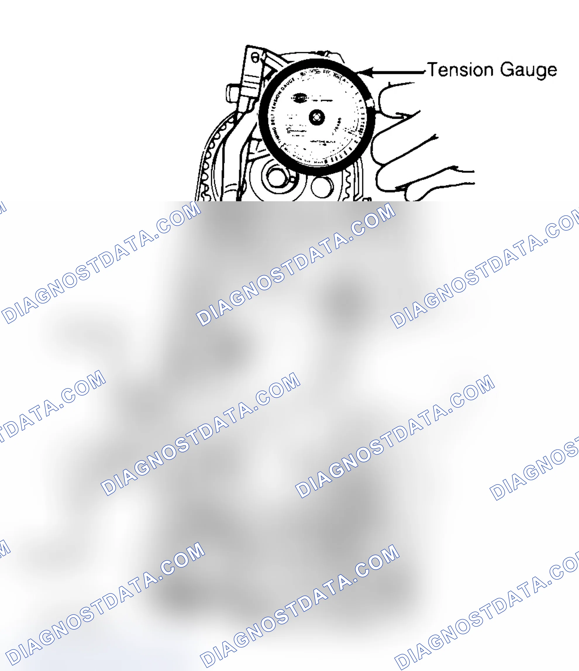 Scheme 28: Adjusting Typical Timing Belt Tension