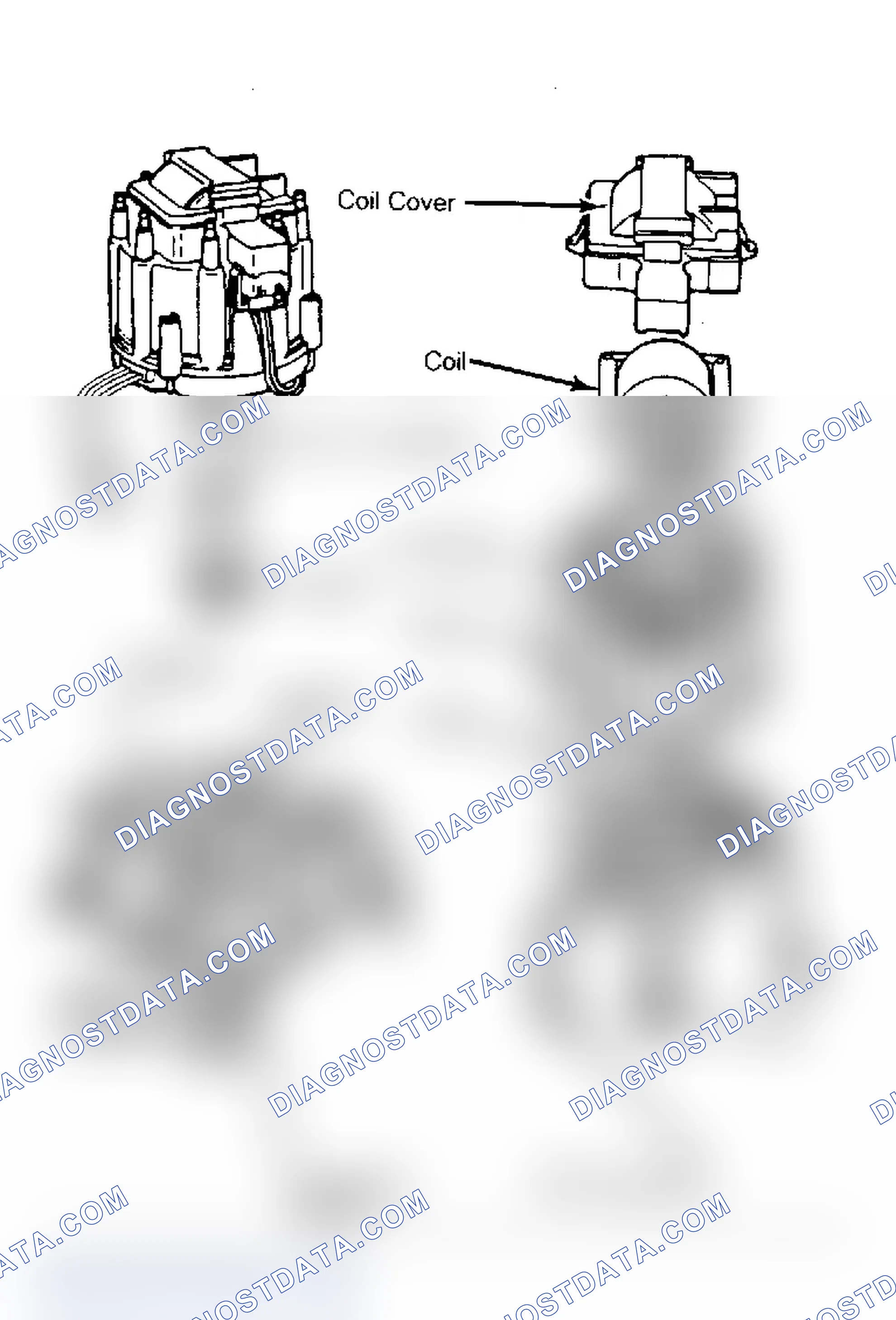 Scheme 8: Disassembled View of HEI-EST Distributor Integral coil model shown.