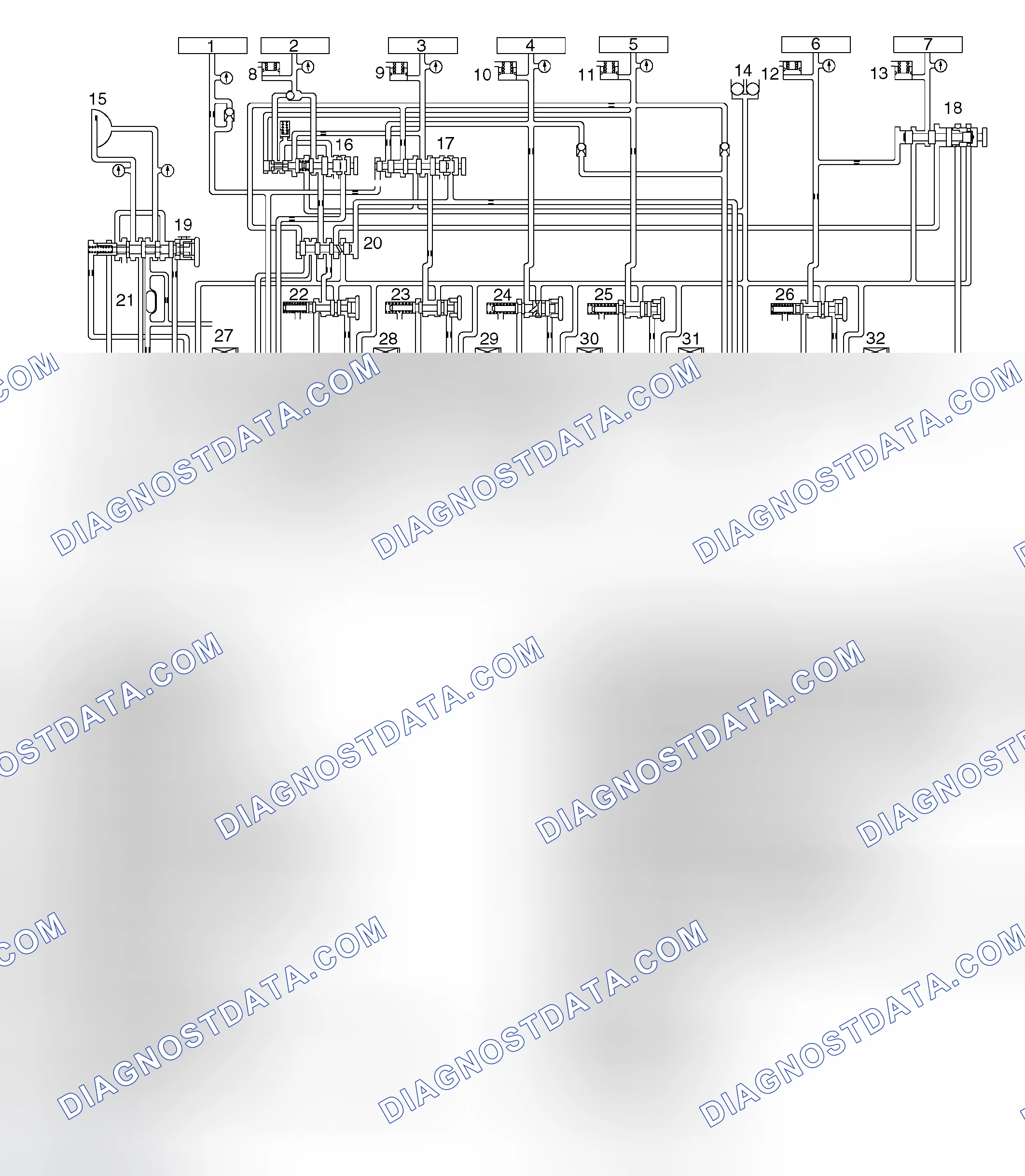 Scheme 899: HYDRAULIC CIRCUIT