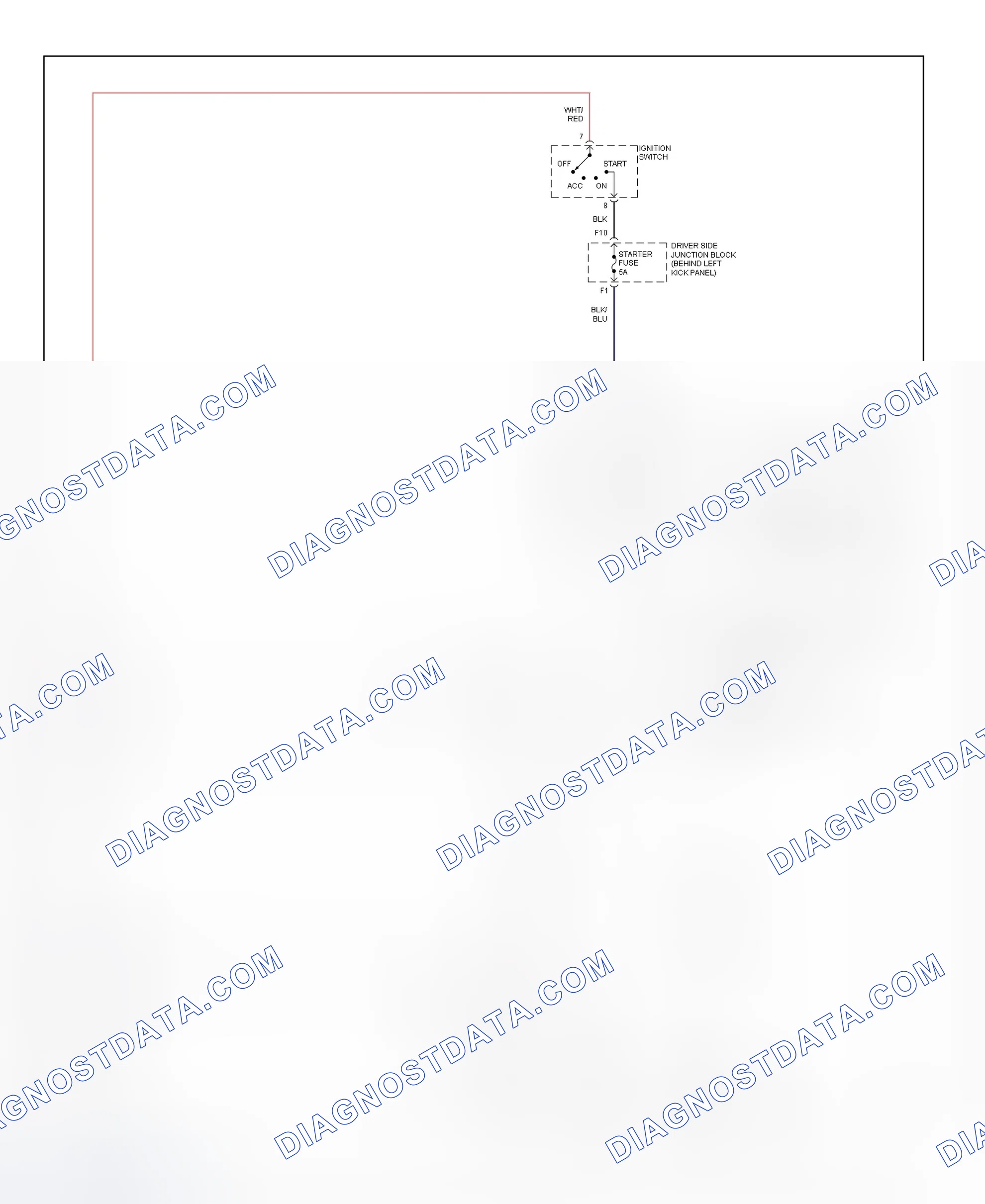 Scheme 10: Starting System Wiring Diagram (GS300 & GS400)