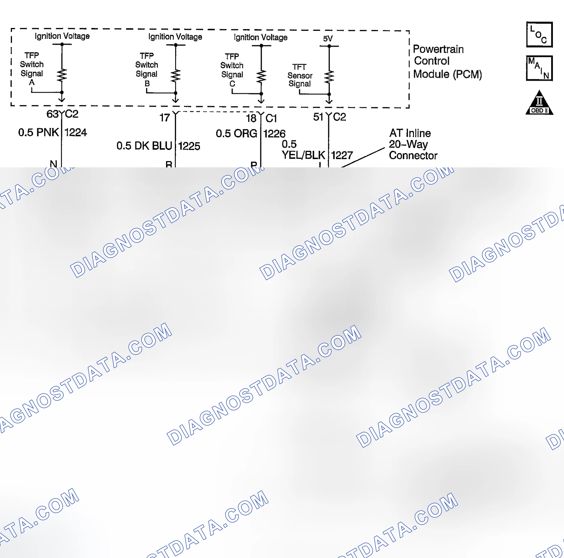 Scheme 333: DTC P0712: TFT Sensor Signal Voltage Low