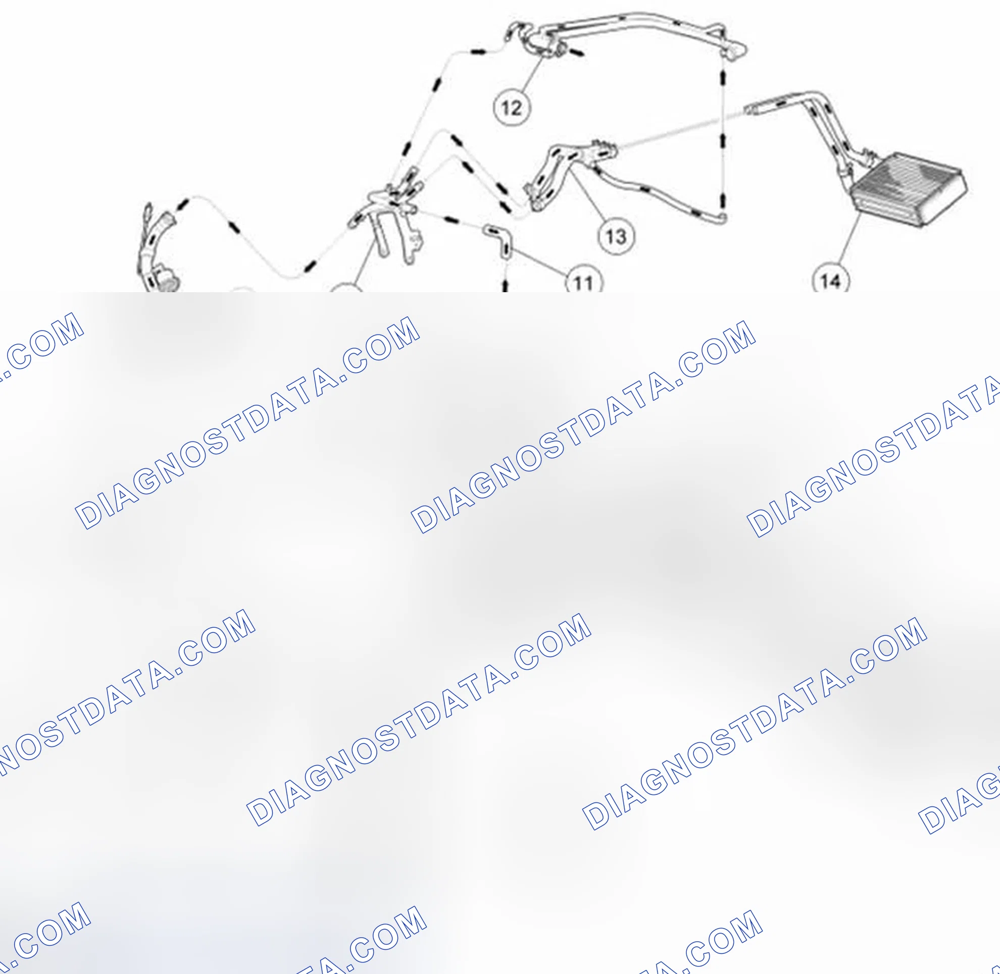Scheme 31: Coolant Flow Diagram 4.0L SOHC