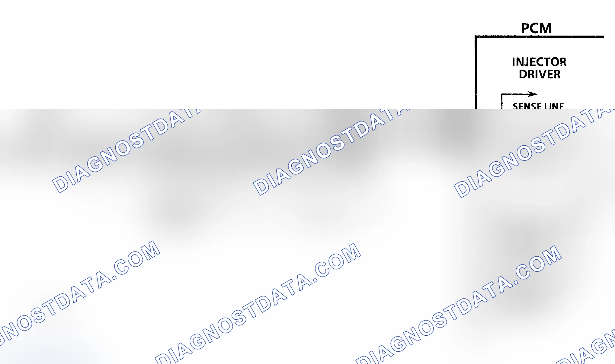 Scheme 41: Code 65 Schematic (2.3L) Injector Current Low