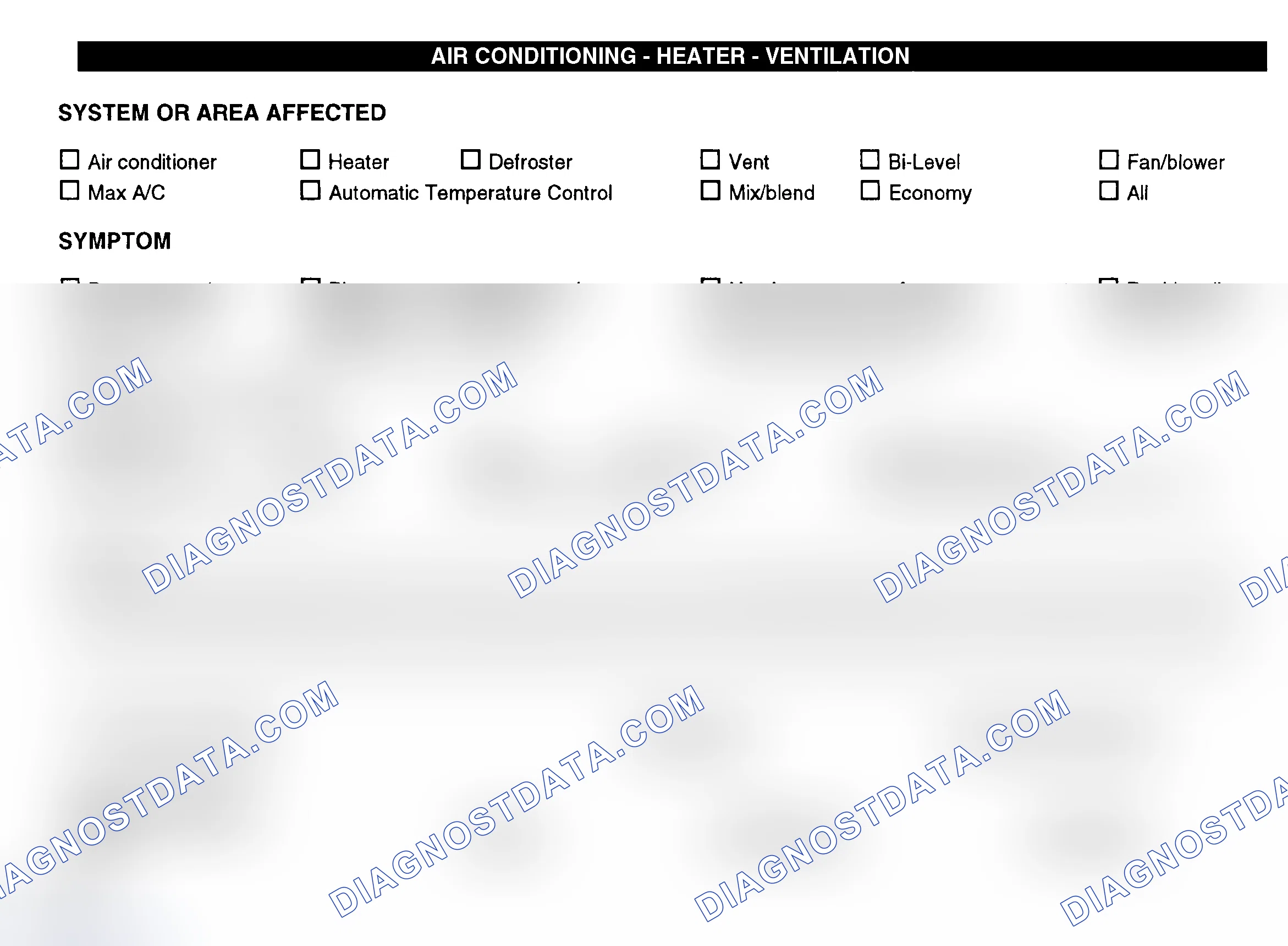 Scheme 8: Air Conditioning, Heater & Ventilation