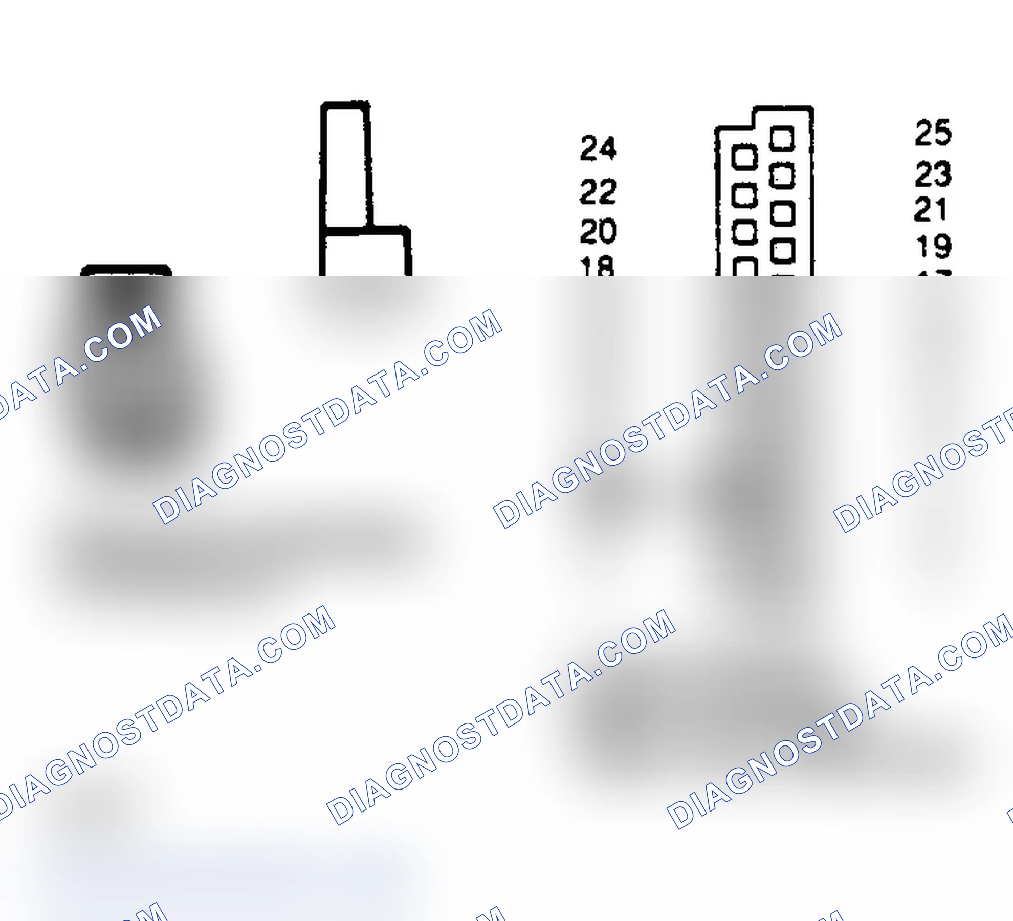 Scheme 157: Solenoid Assembly Connectors & Logic Module Blue Connector View From Wire End