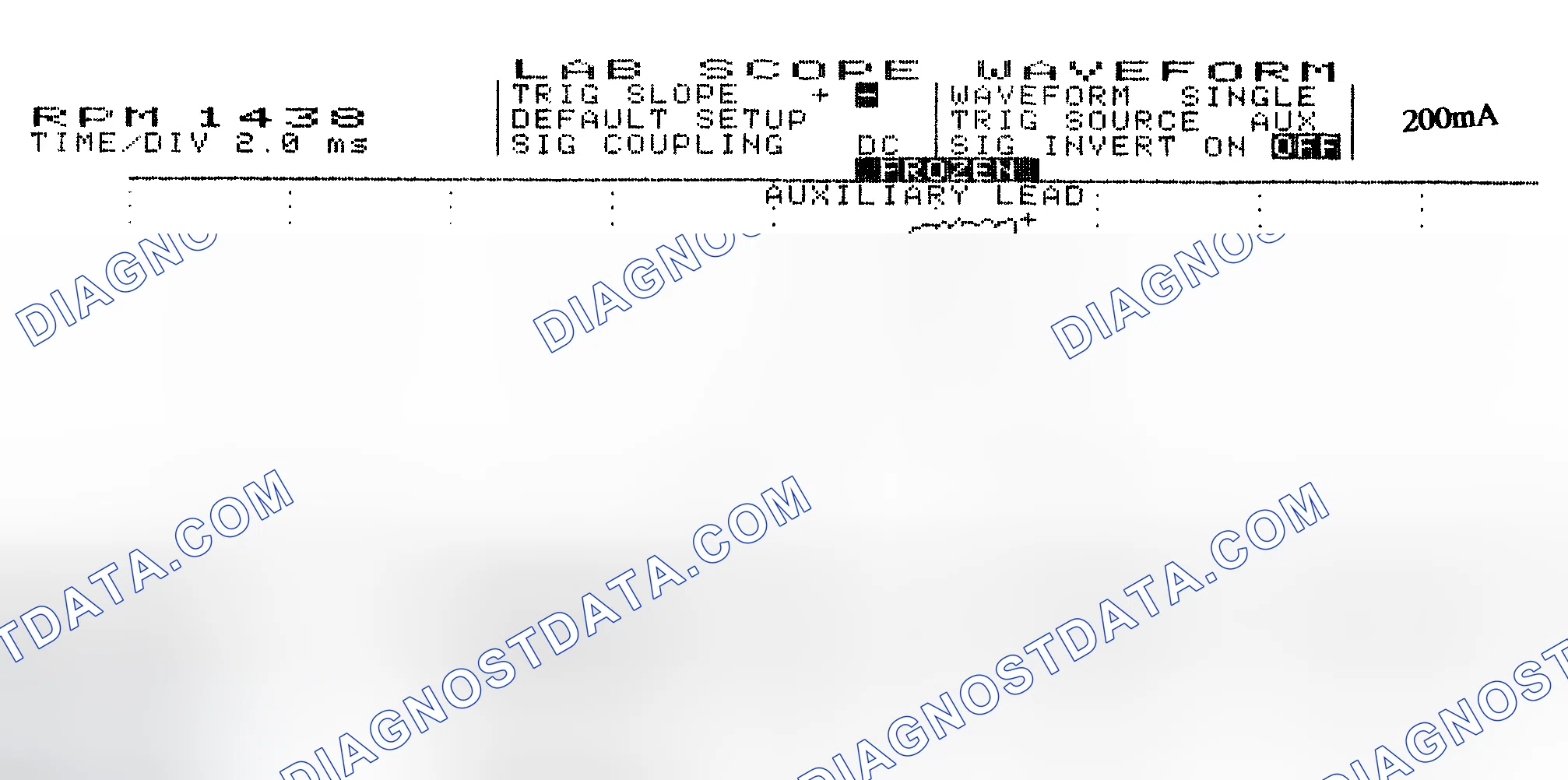 Scheme 15: Single Injector w/Normal Current Flow - Current Pattern