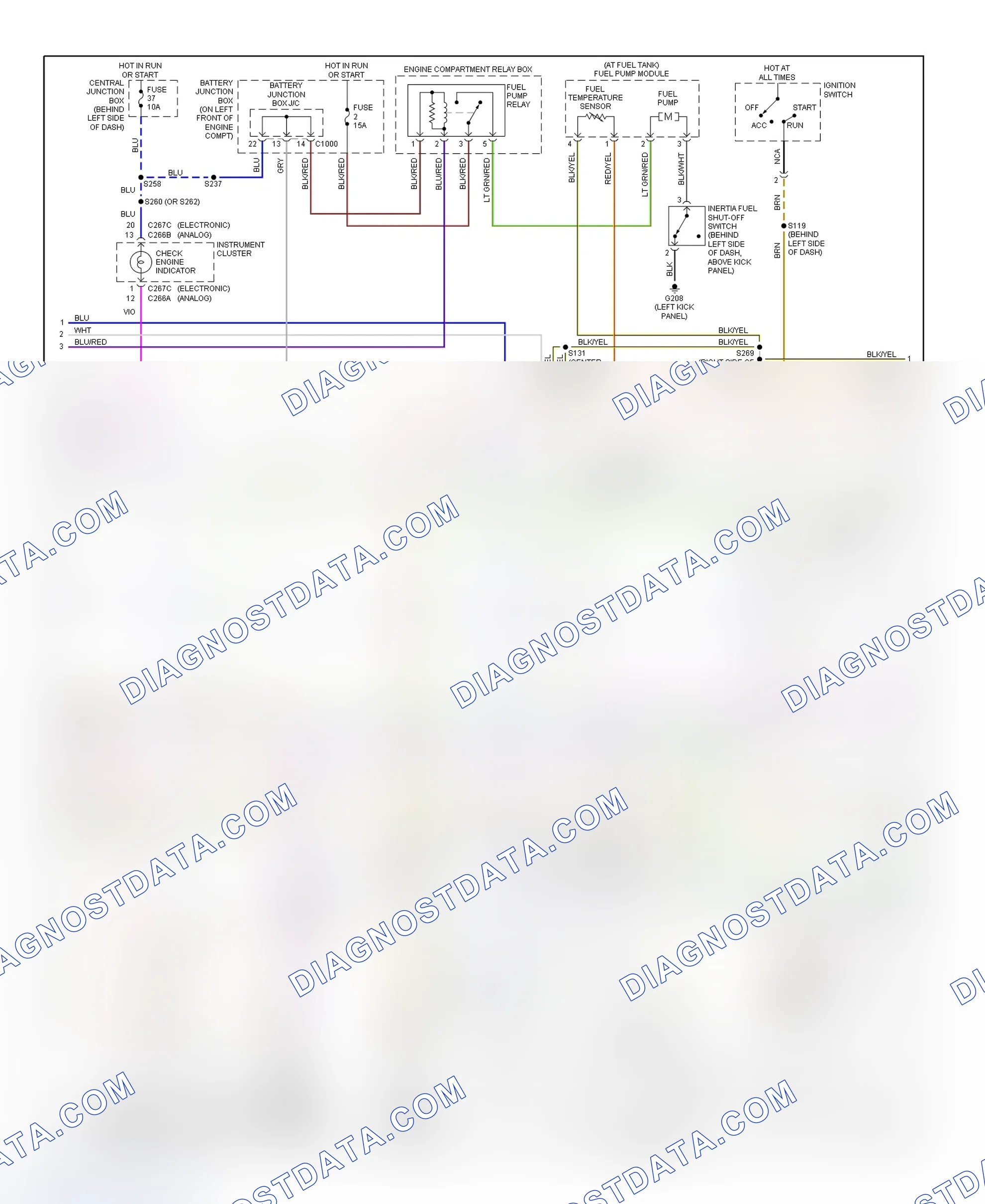 Scheme 178: PCM Wiring Diagram (Villager - 3.3L - 2 Of 3)