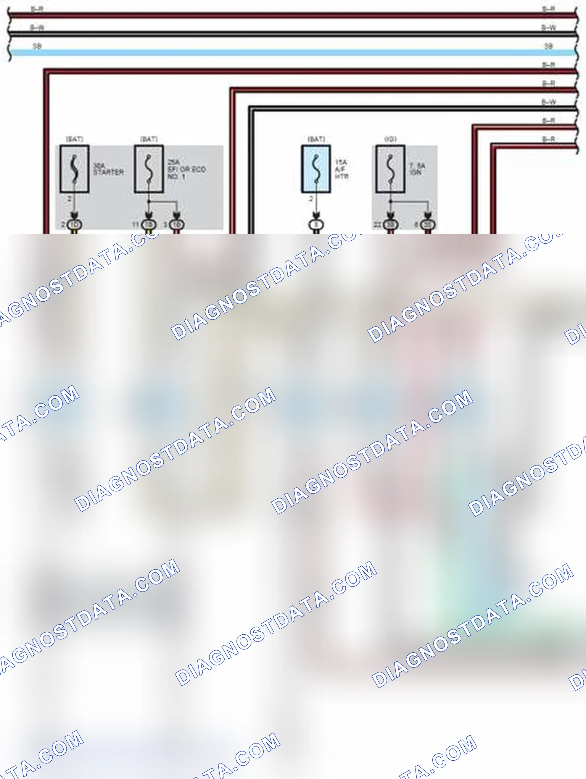 Scheme 46: Engine Control System Wiring Diagram (2 Of 12)