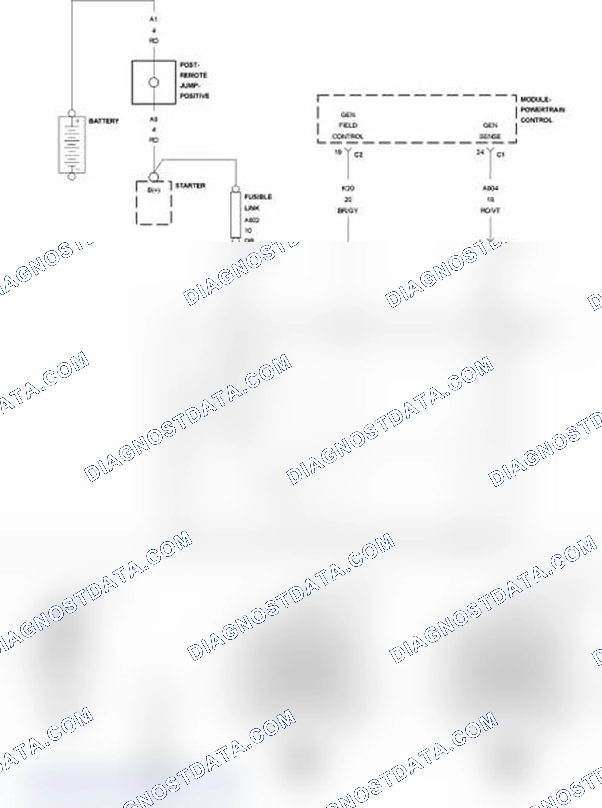 Scheme 487: CHECKING THE CHARGING SYSTEM OPERATION