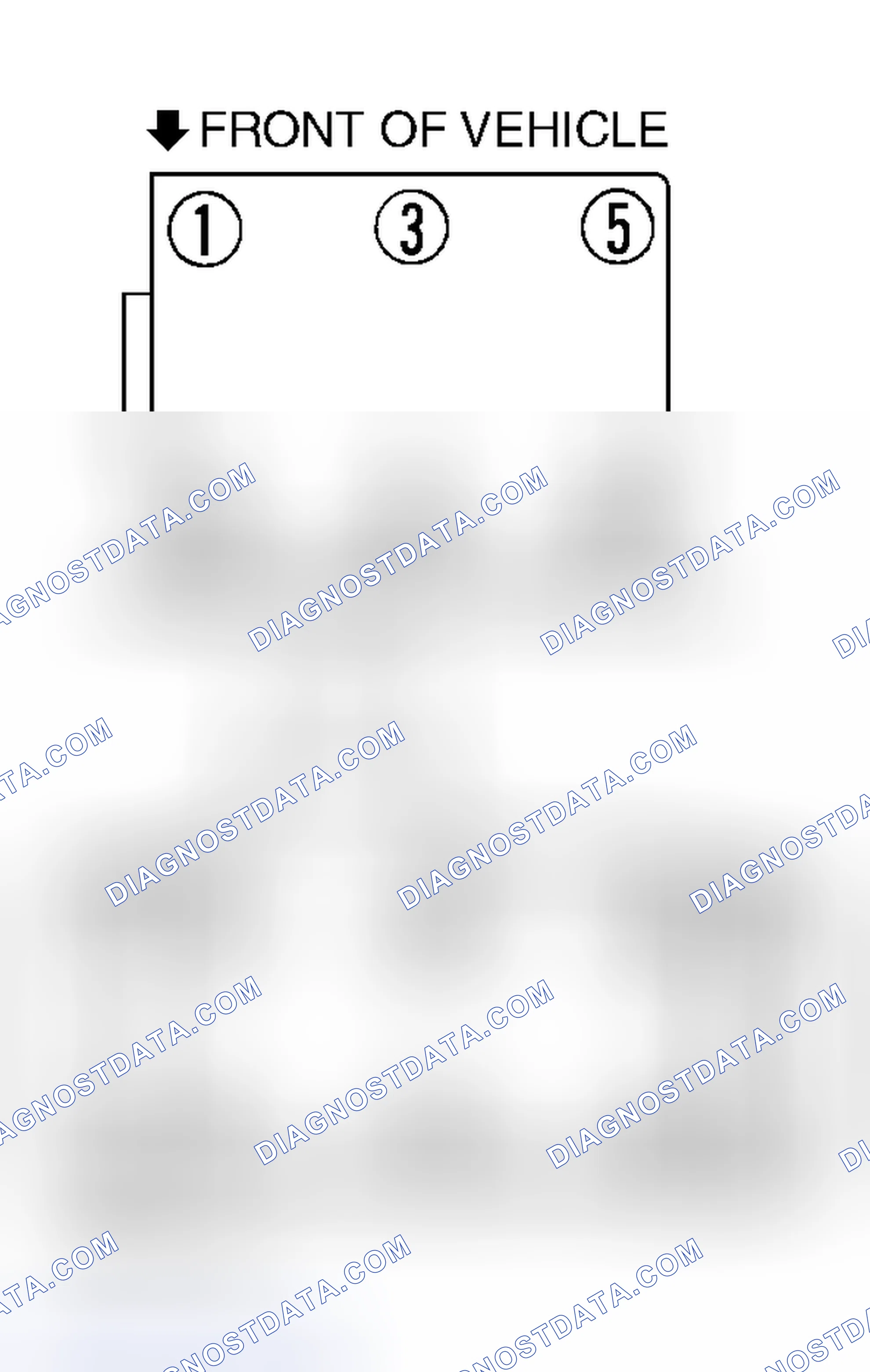 Scheme 8: Firing Order & Coil Pack (626 2.5L)