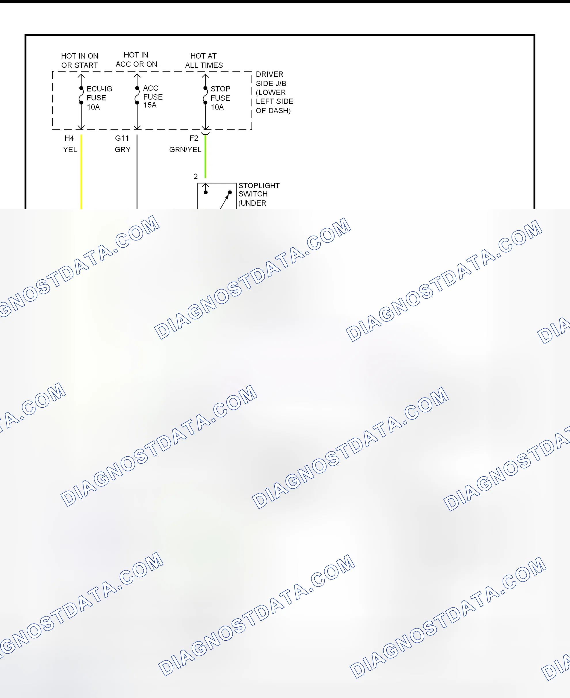 Scheme 309: Shift Interlock System Wiring Diagram (2001 - Toyota 4Runner)