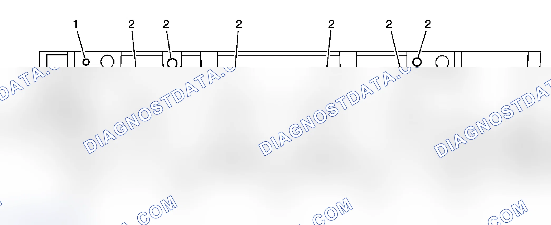 Scheme 18: Cylinder Head - Exhaust Manifold Deck View
