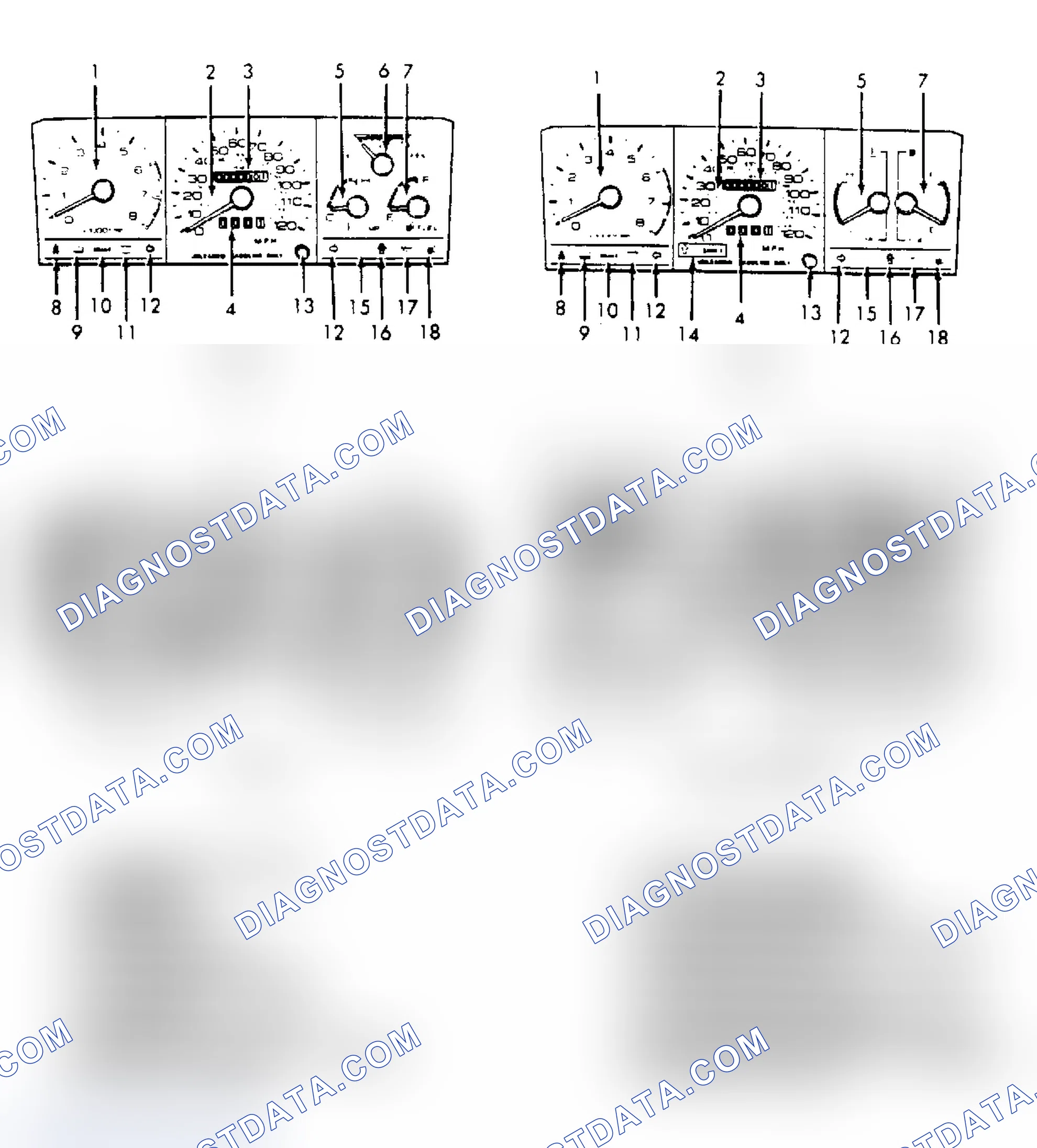 Scheme 1: SERVICE INDICATOR & WARNING LIGHTS