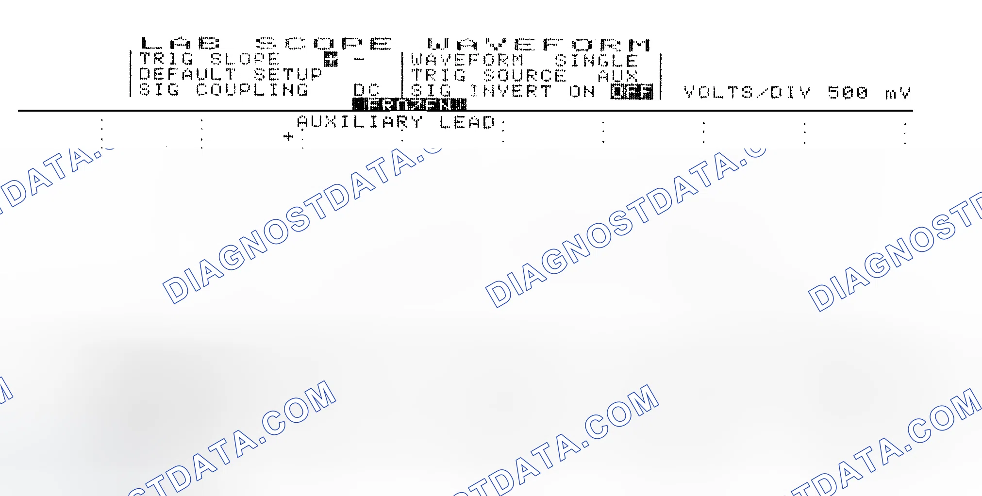 Scheme 14: Single Injector w/Excessive Current Flow - Current Pattern