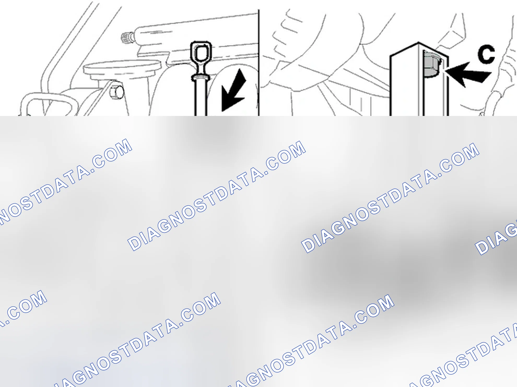 Scheme 4: Removing dip stick and support