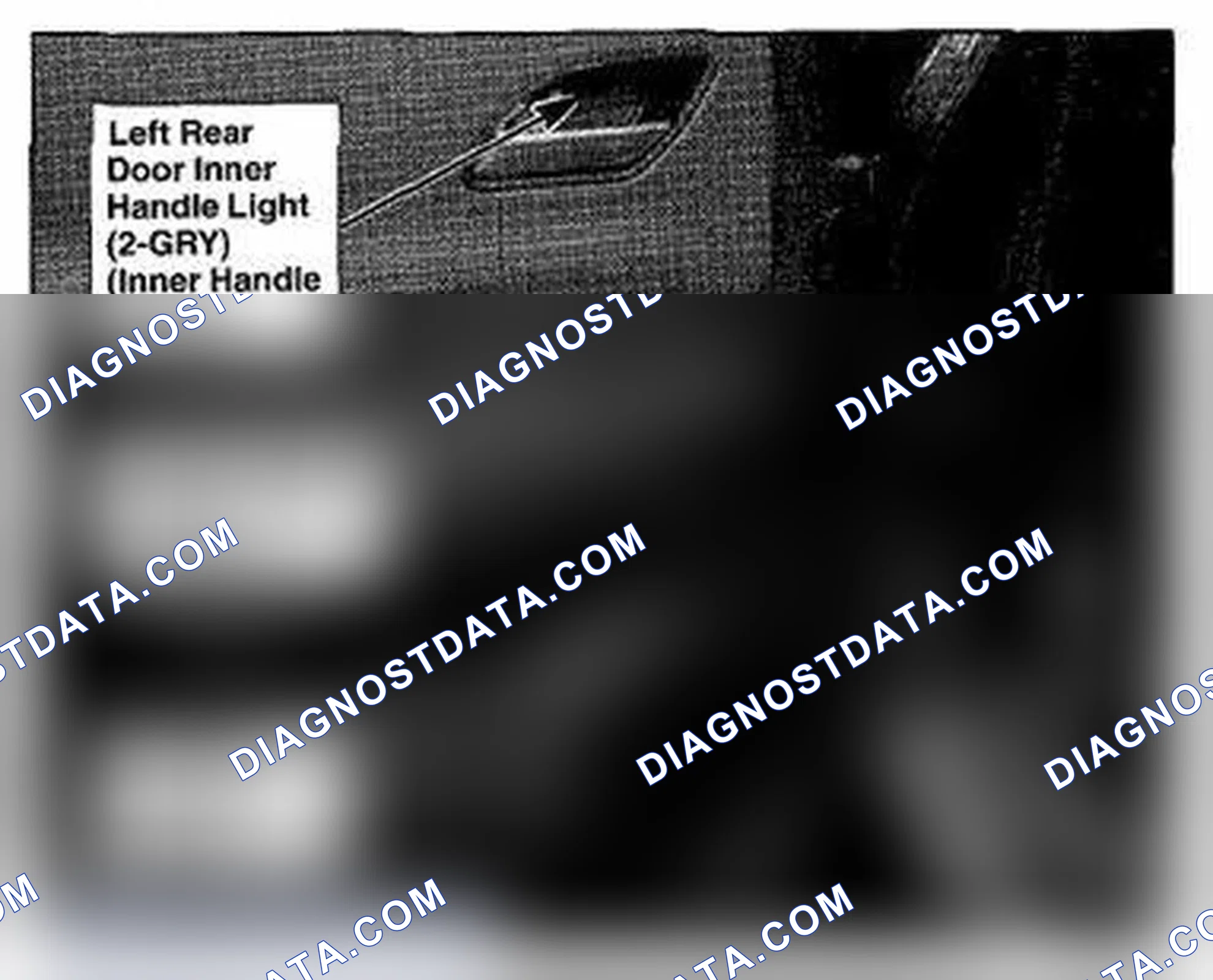 Scheme 595: Left Rear Door Component Location (Photo 190)