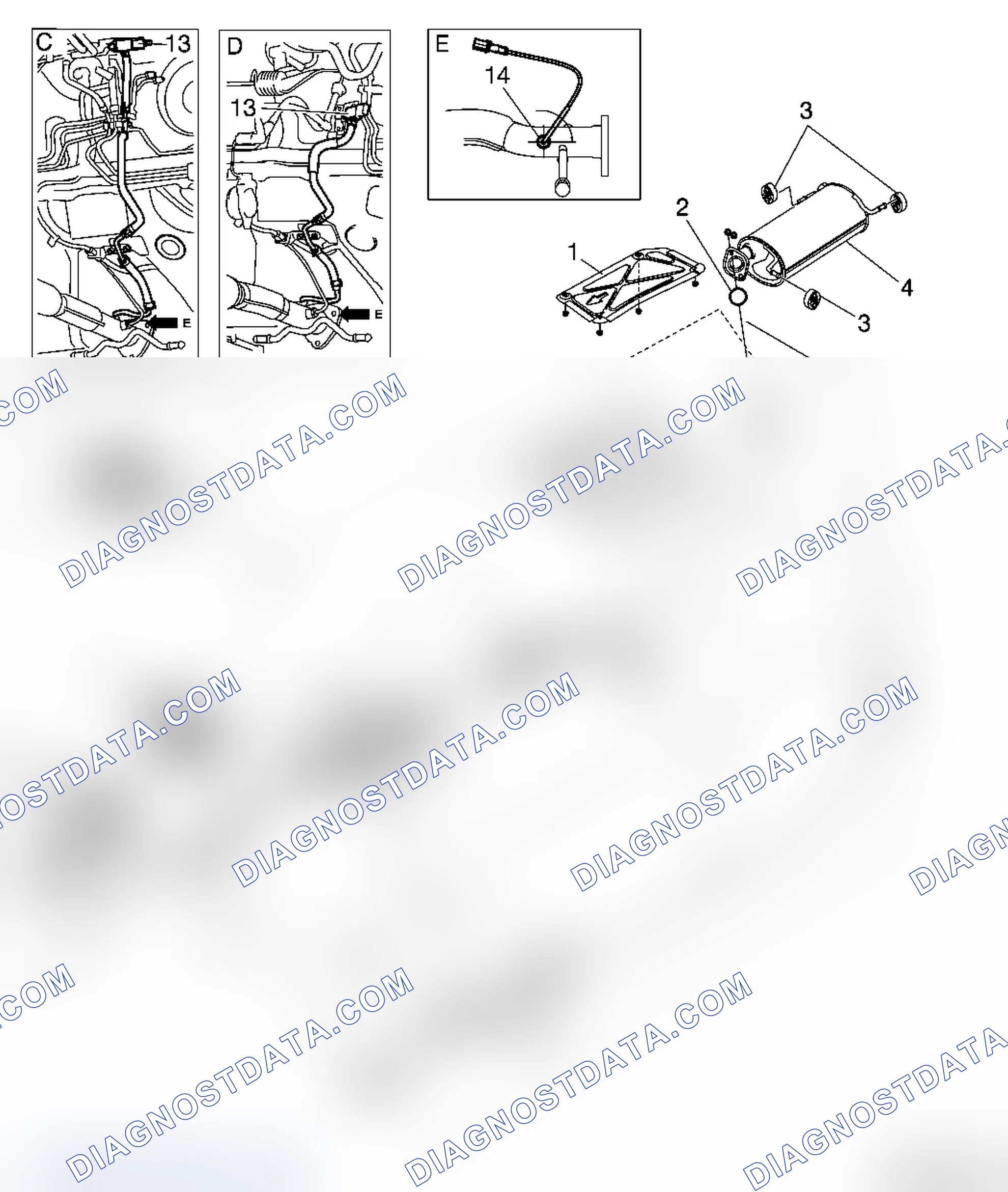 Exhaust System Component Locator