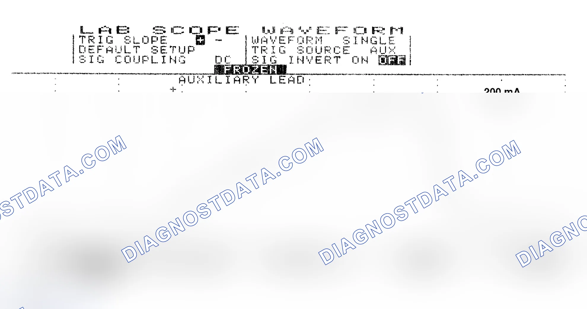 Scheme 13: Single Injector w/Normal Current Flow - Current Pattern