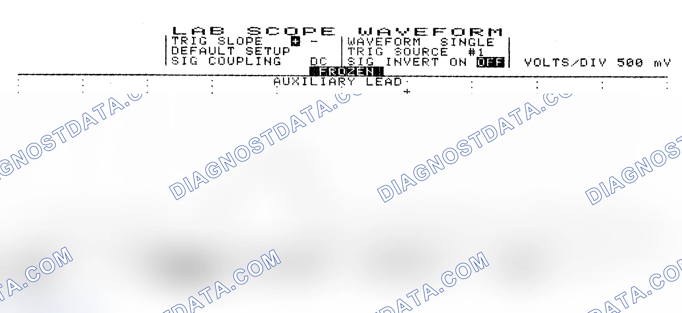 Scheme 10: Single Injector w/Excessive Current Flow - Current Pattern