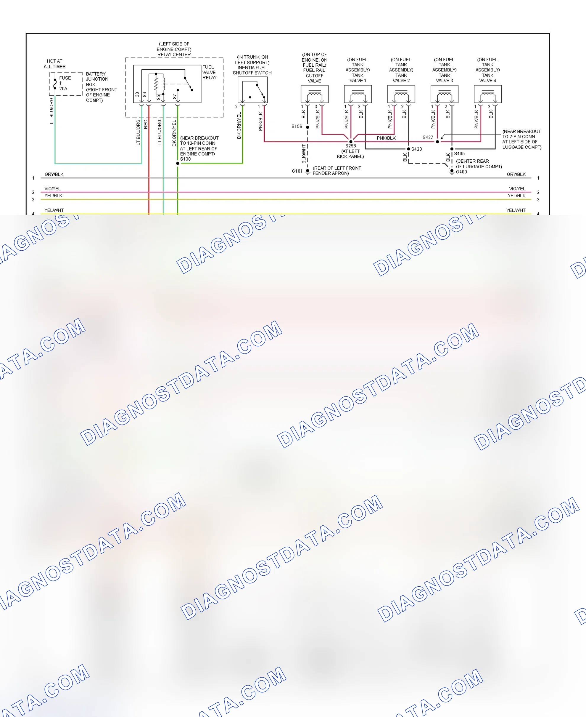 Scheme 17: PCM Wiring Diagram (Crown Victoria - 4.6L CNG - 3 Of 5)