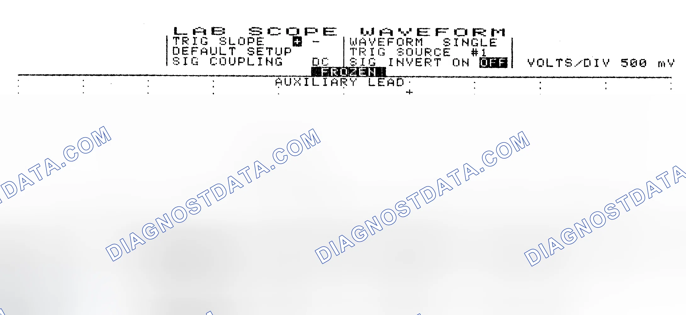 Scheme 10: Single Injector w/Excessive Current Flow - Current Pattern