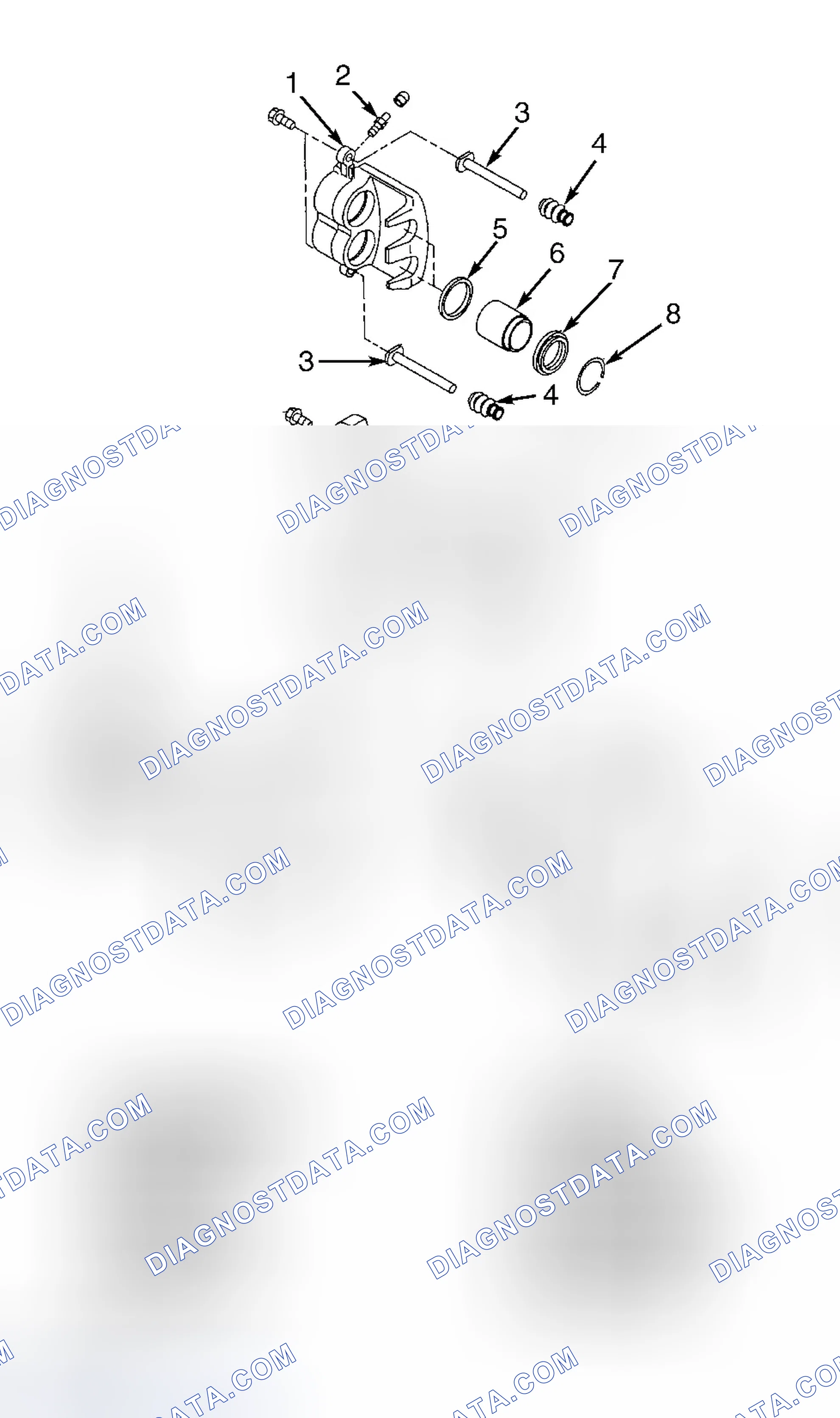 Scheme 45: FRONT DISC BRAKE ASSEMBLY