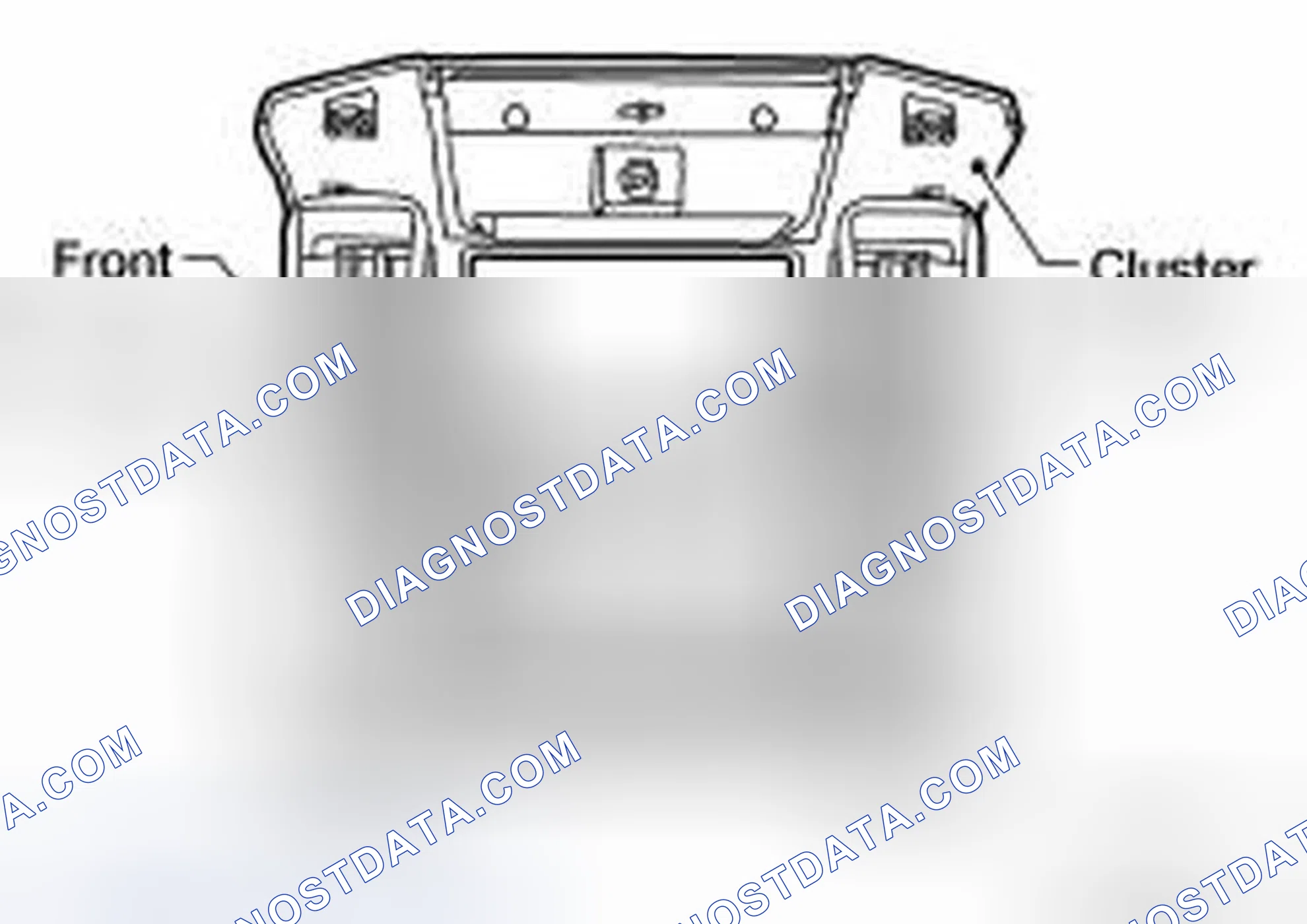 Scheme 222: FRONT AIR CONTROL (MANUAL A/C)